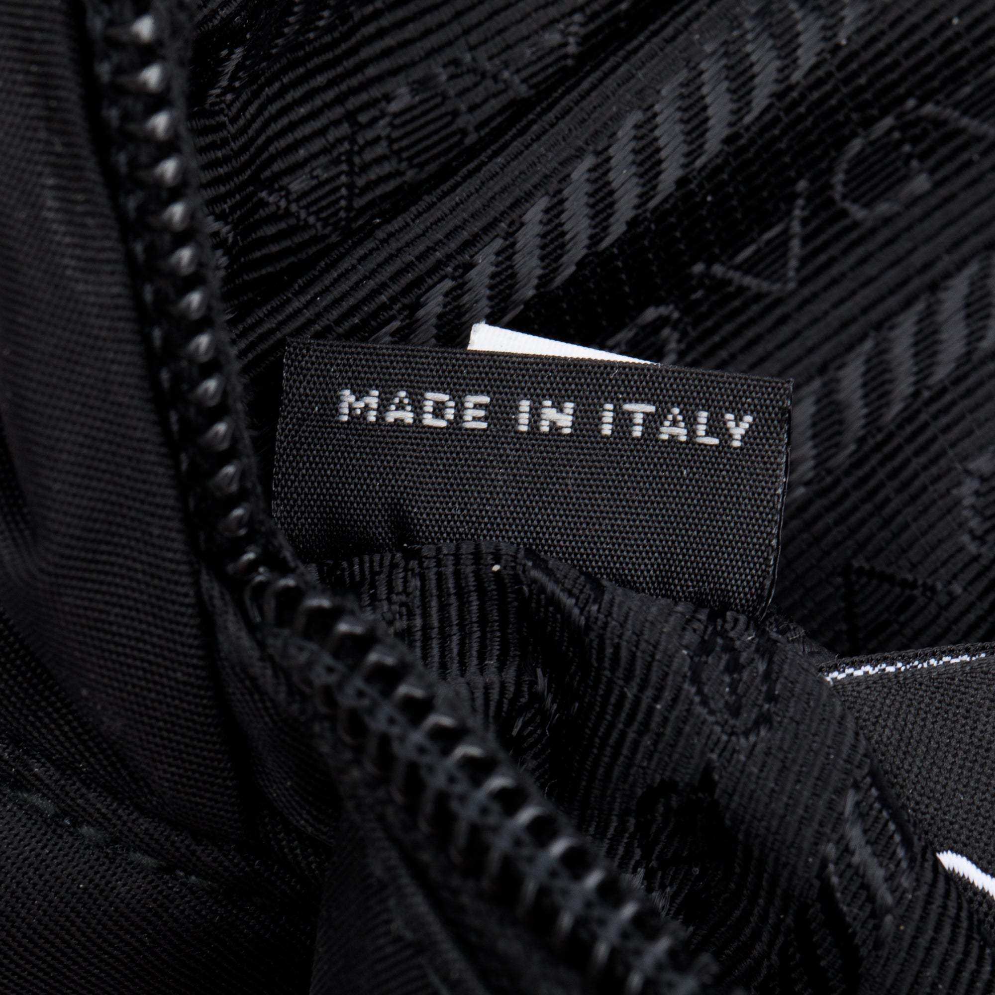 Prada Black Tessuto Nylon Montagne Belt Bag