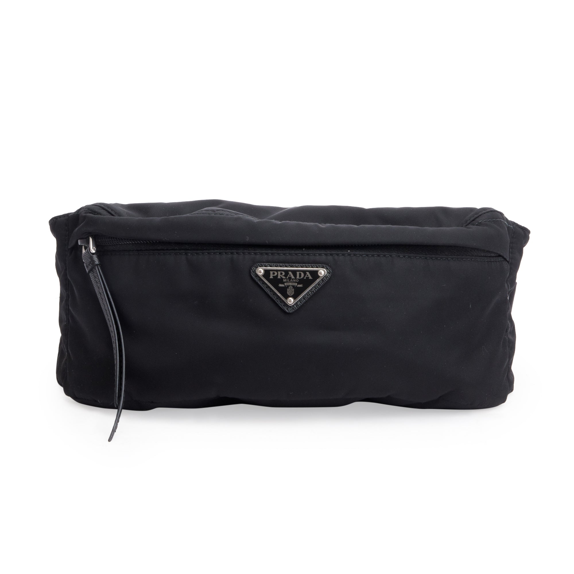Prada Black Tessuto Nylon Montagne Belt Bag