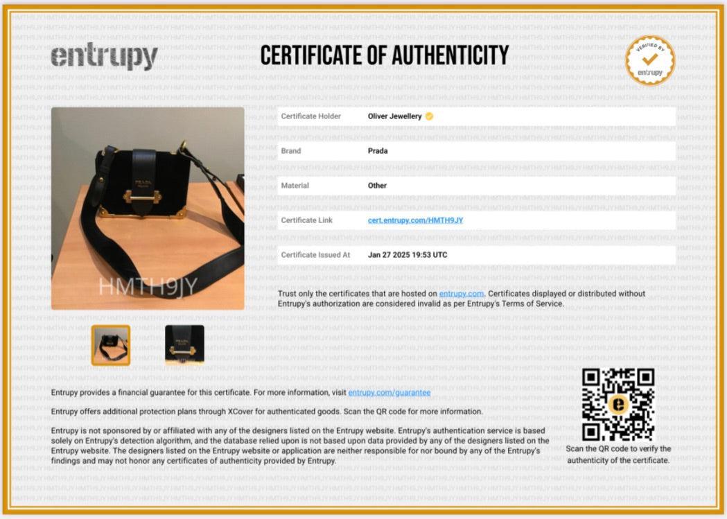 Prada Black Velluto City Calf Leather Cahier Bag