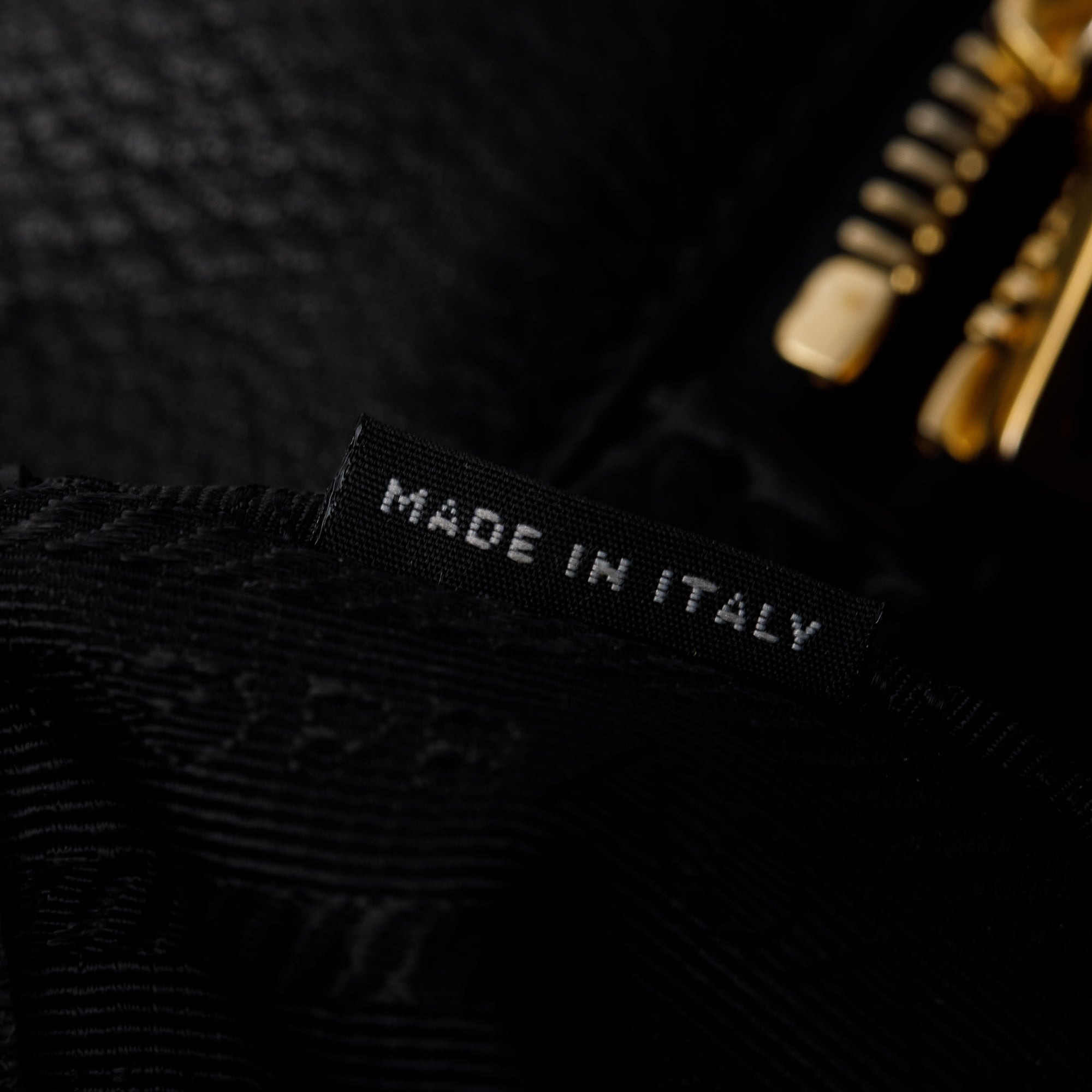 Prada Black Vitello Daino Convertible Tote w/ Strap