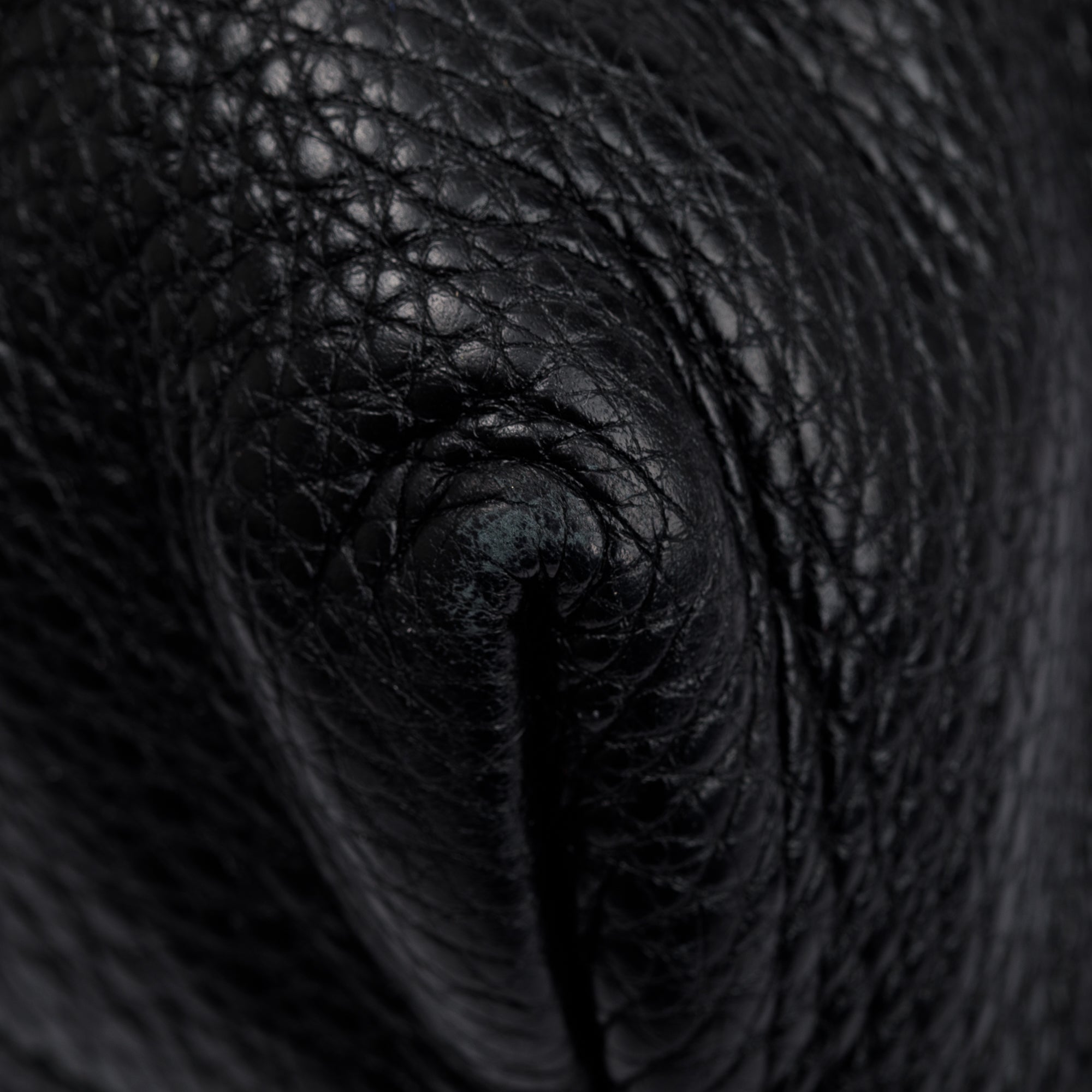 Prada Black Vitello Daino Leather Large Shopping Tote w/ Strap