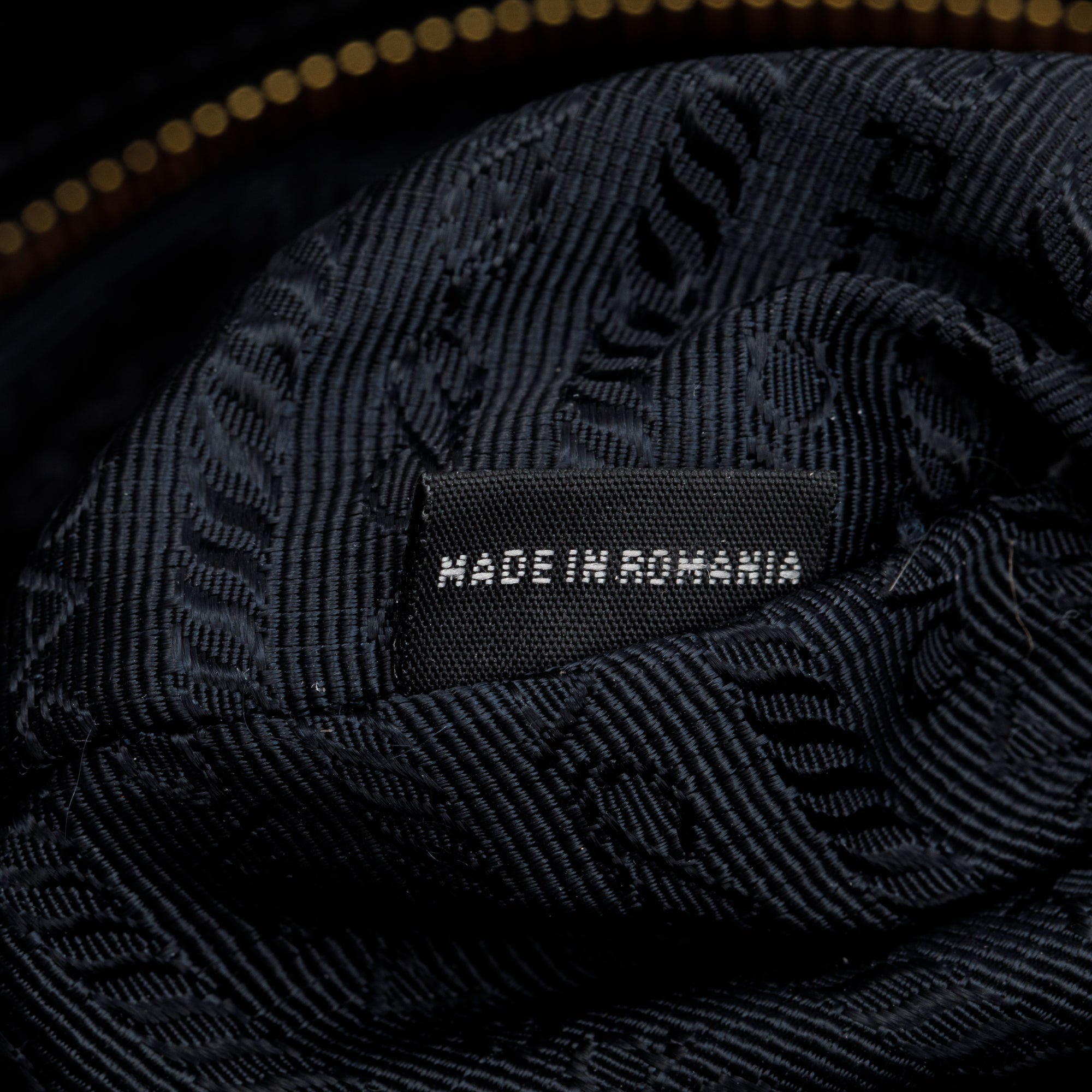 Prada Black Vitello Daino Leather Pocket Zip Tote w/ Strap & Receipt