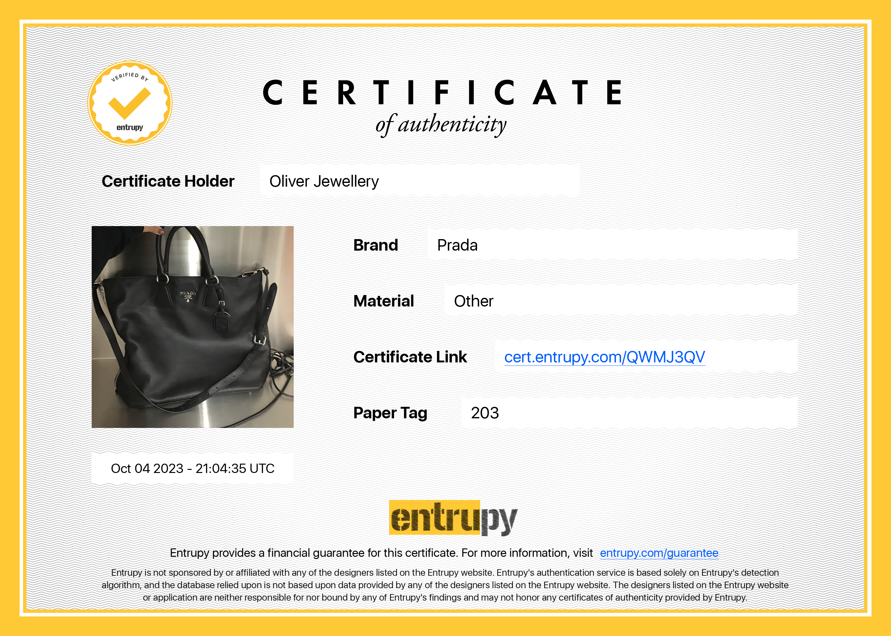 Prada Black Vitello Daino Leather Side Zip Shopping Tote w/ Strap