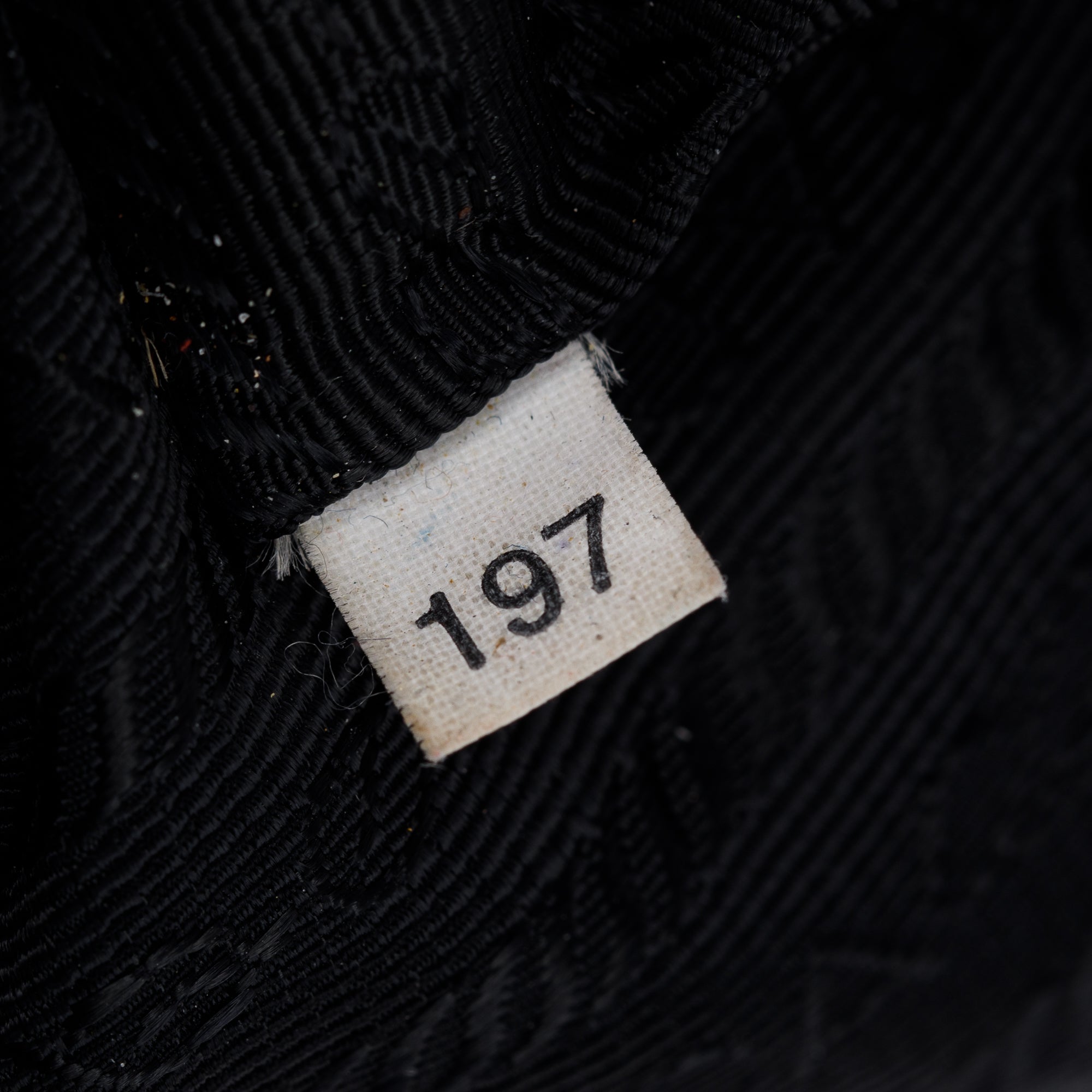 Prada Black Vitello Daino Medium Logo Embossed Hobo Bag