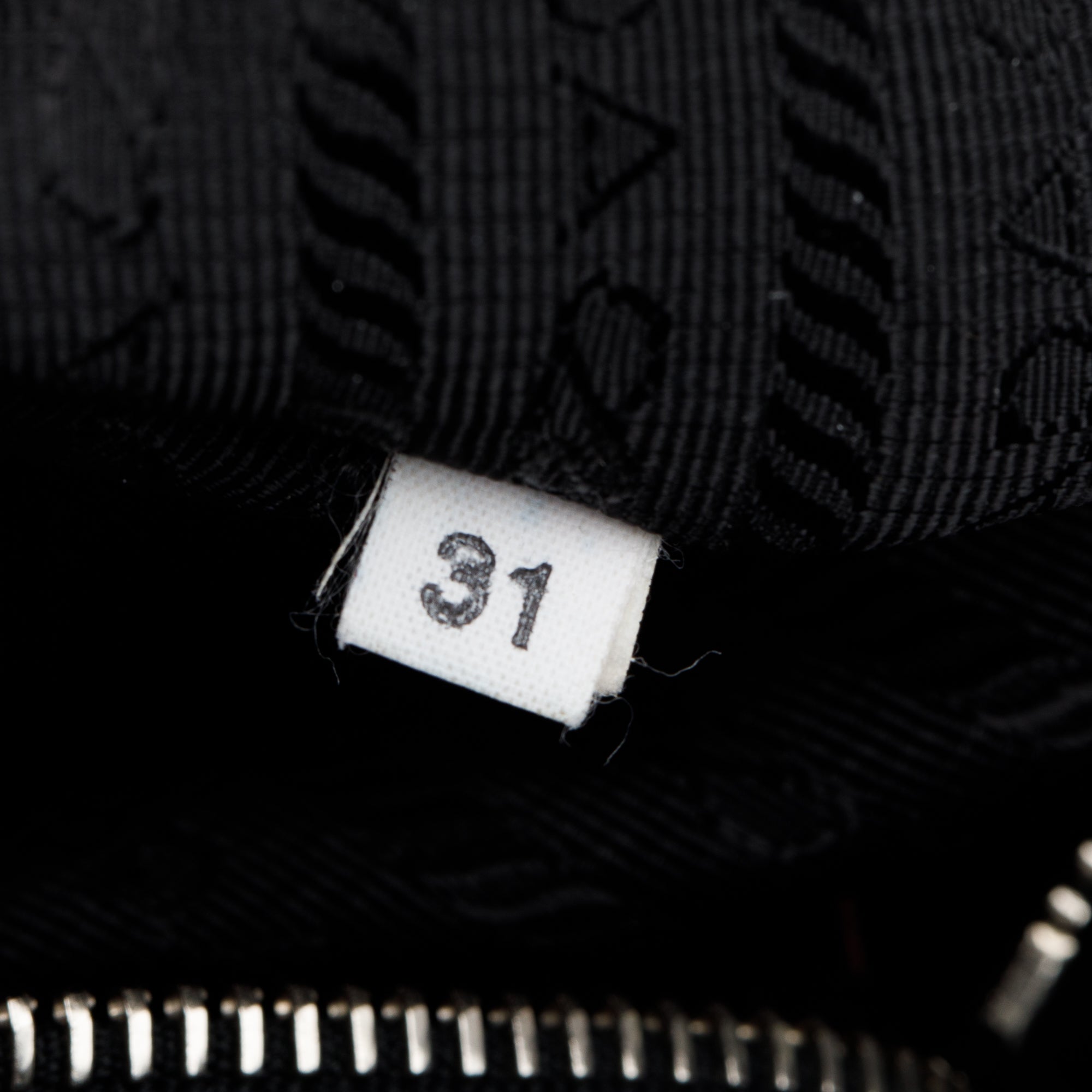 Prada Black Vitello Daino Medium Logo Hobo Bag