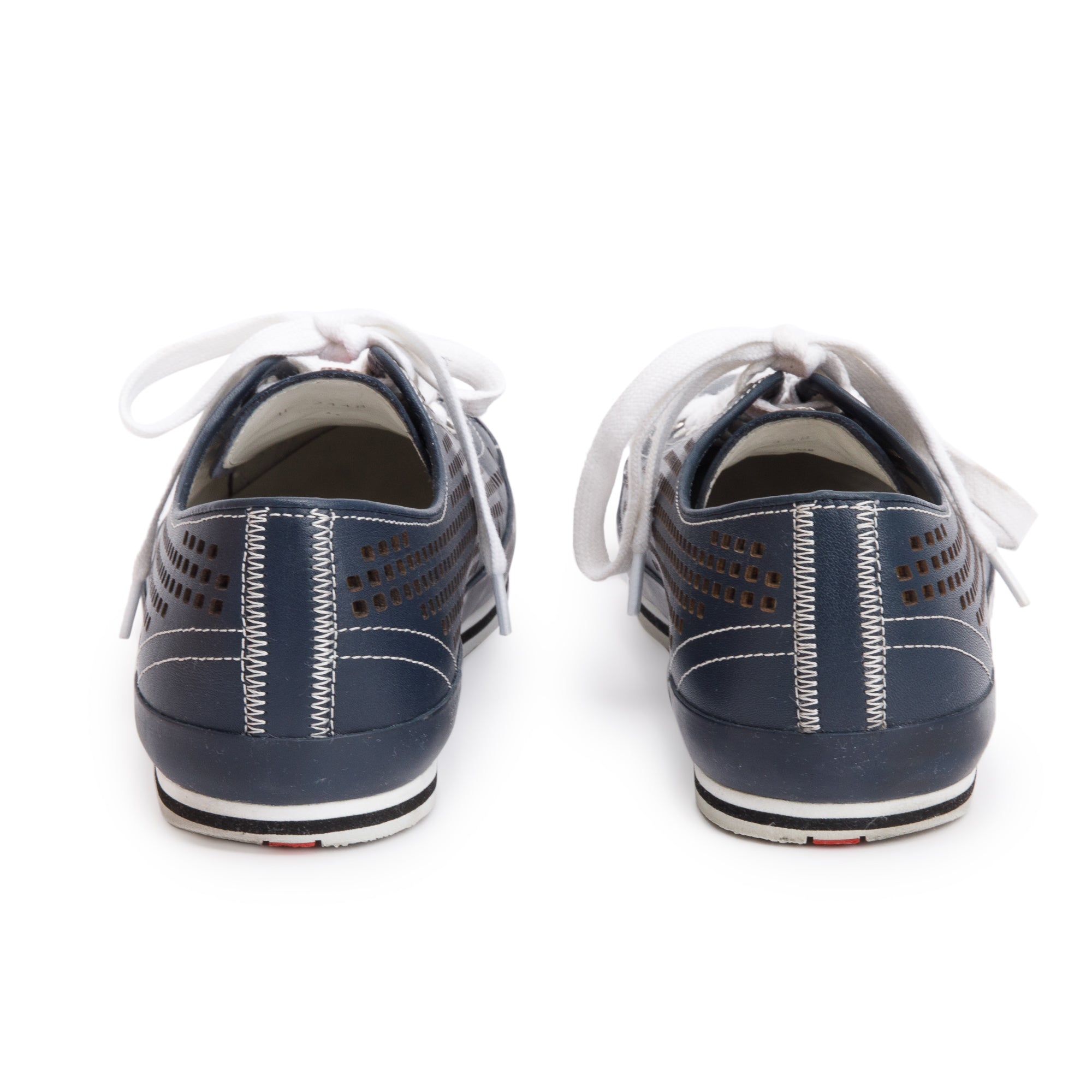 Prada Blue Nevada Fori Men's Sneakers, Size 37 w/ Box