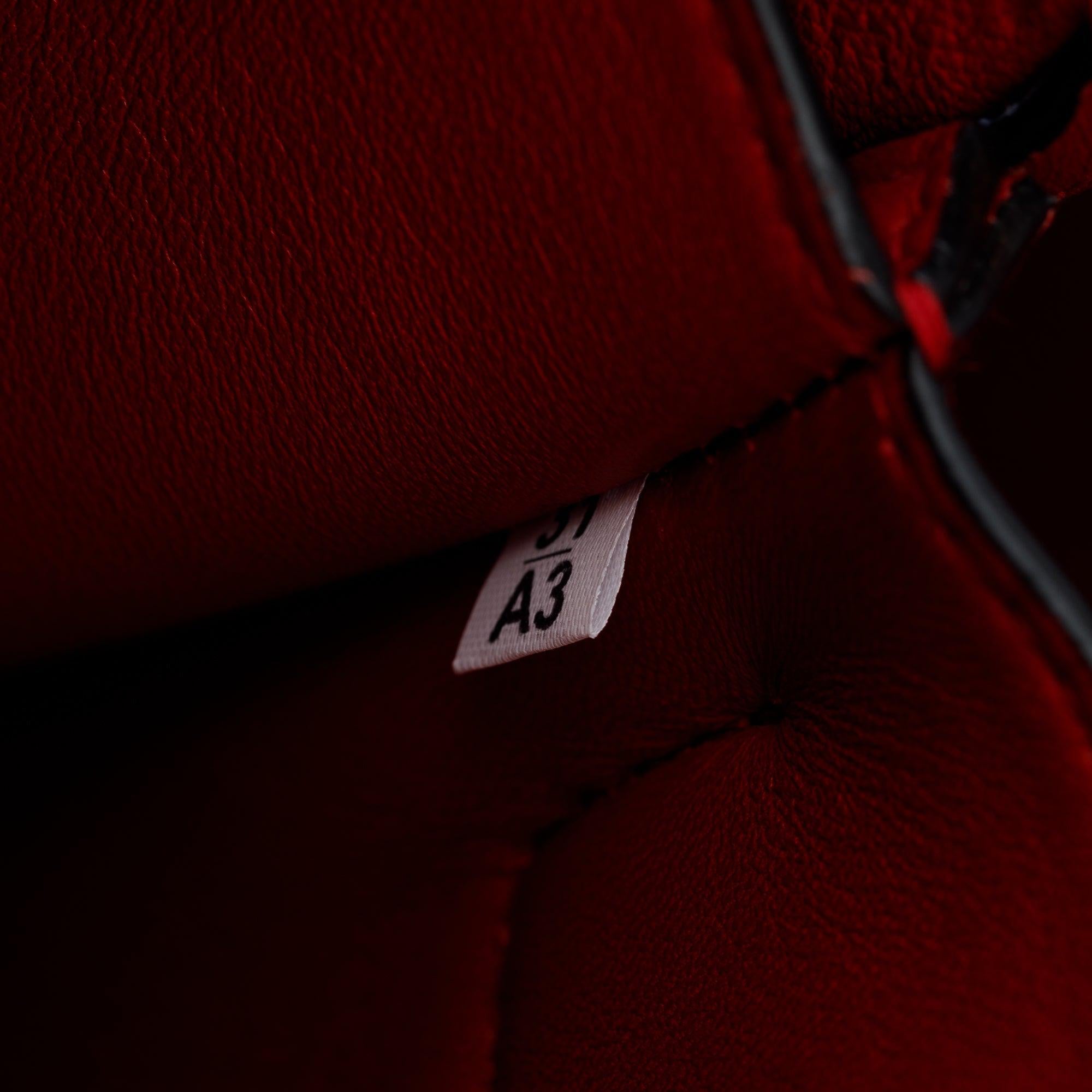 Prada Blue Saffiano Lux Medium Cuir Double Tote w/ Strap