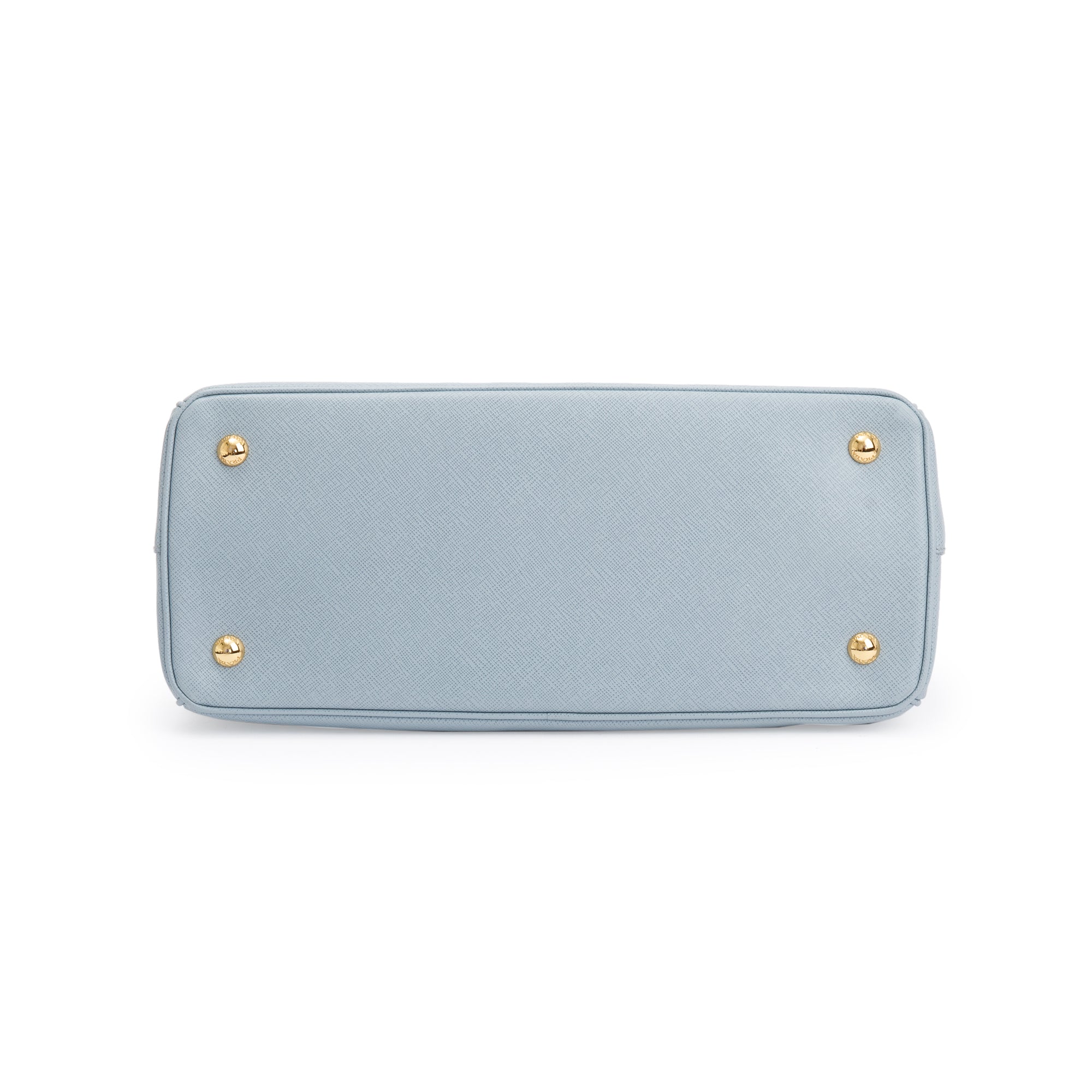 Prada Blue Saffiano Lux Medium Tote w/ Strap & Authenticity Card