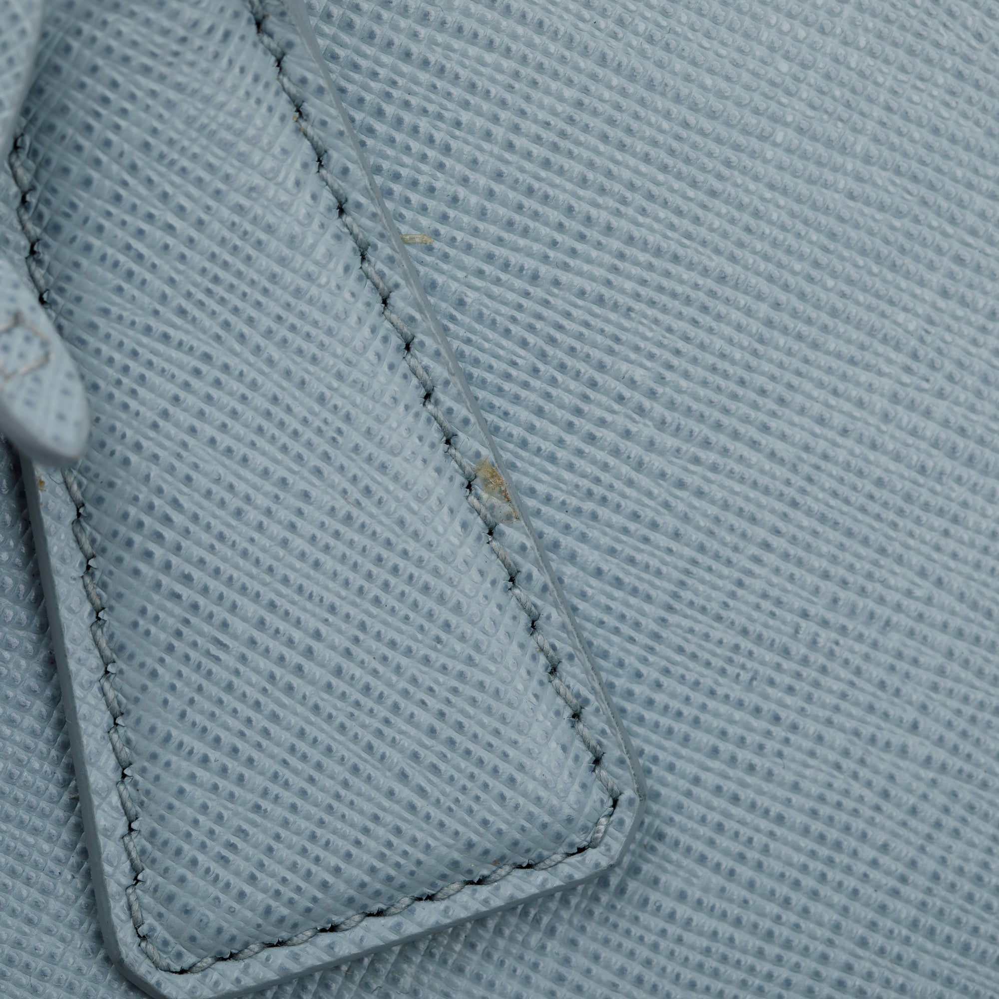 Prada Blue Saffiano Lux Medium Tote w/ Strap & Authenticity Card