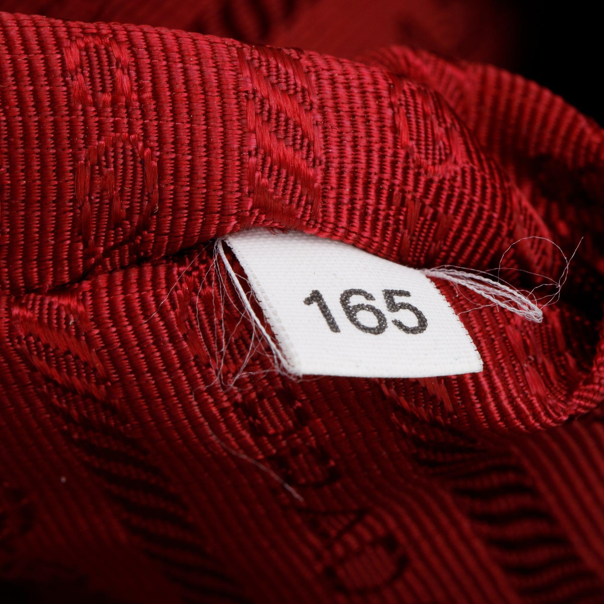 Prada Burgundy Saffiano-Trimmed Tessuto Nylon Crossbody Bag