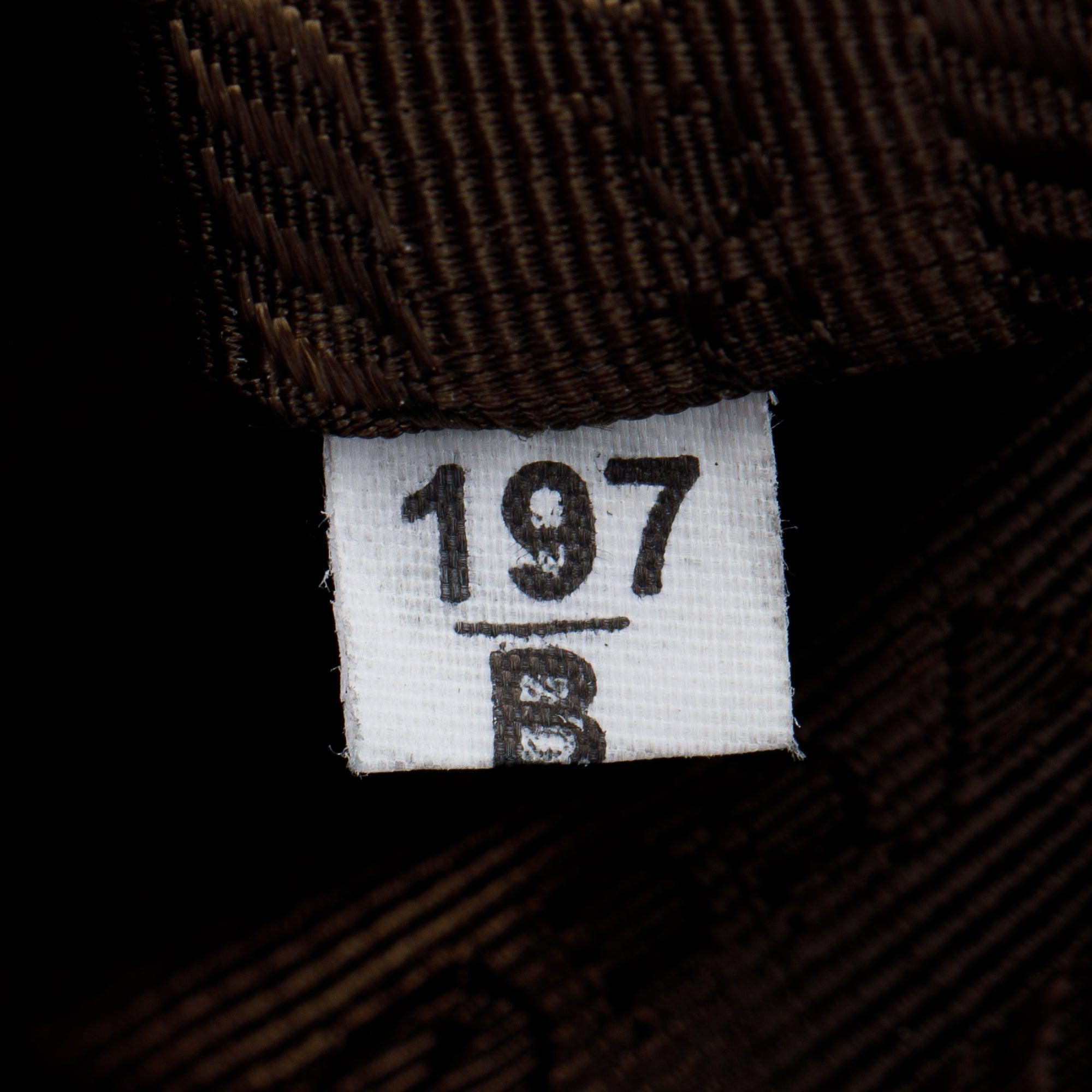 Prada Canapa Logo Jacquard Tote w/ Strap