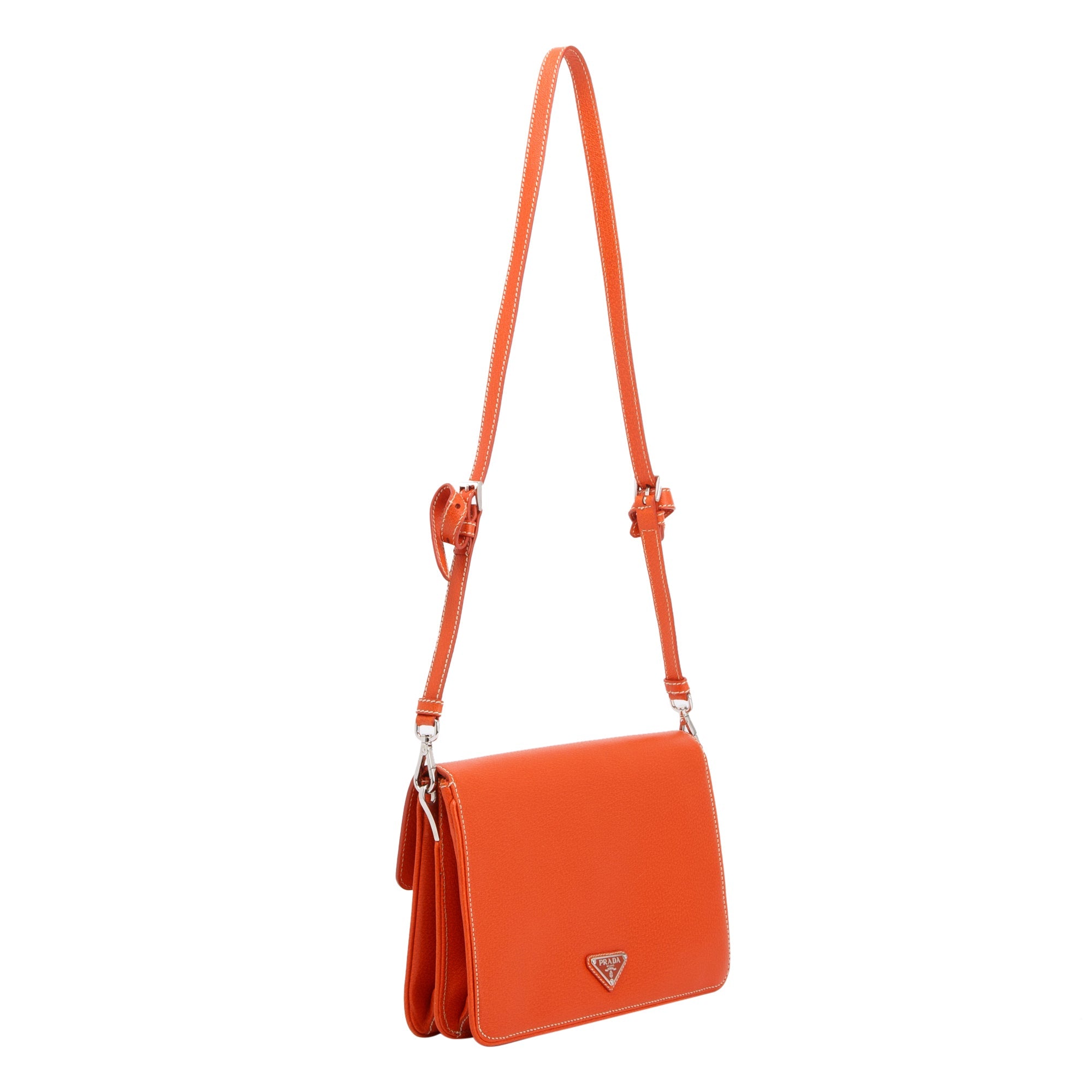 Prada Cinghiale Flap Shoulder Bag