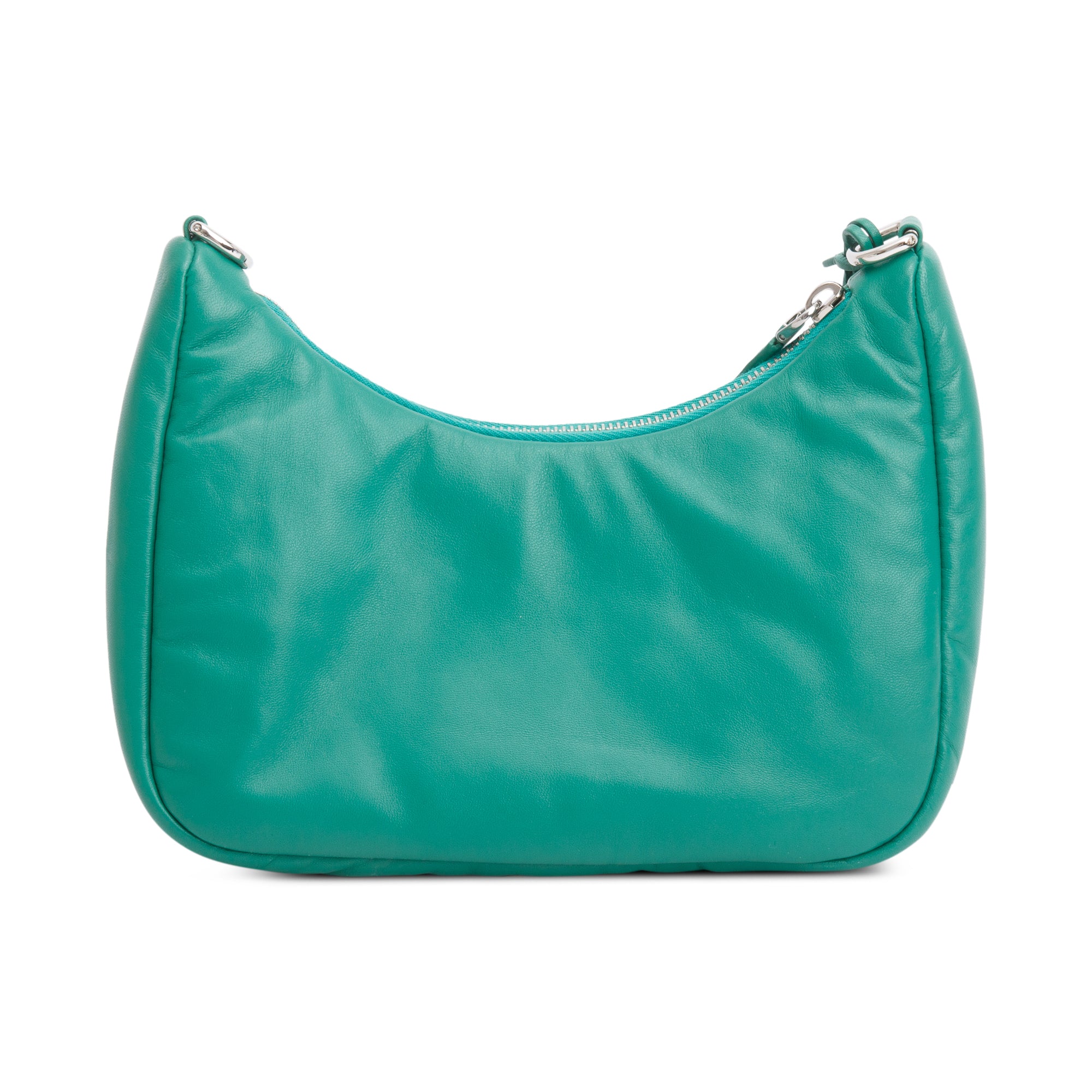 Prada Green Padded Nappa Leather Re-Edition 2005 Shoulder Bag