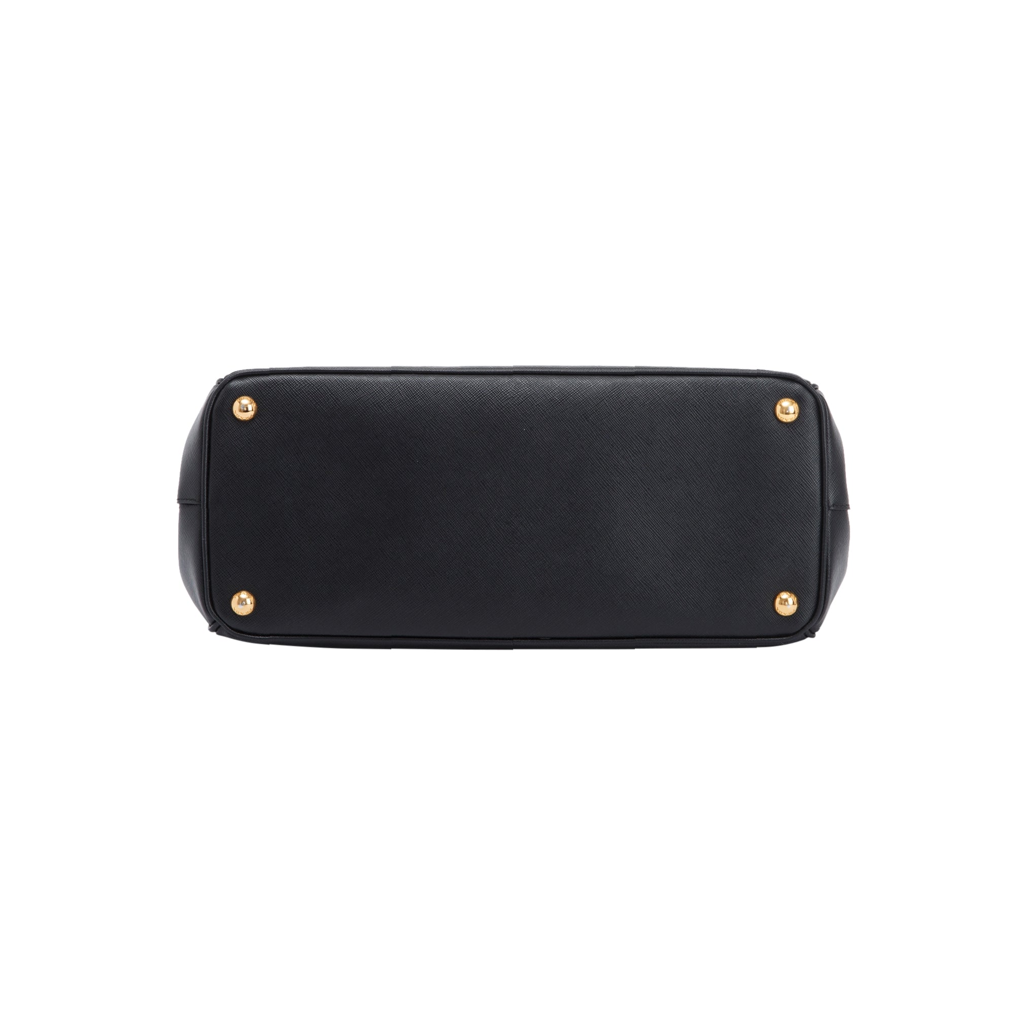 Prada Large Saffiano Double Zip Galleria Tote w/ Strap