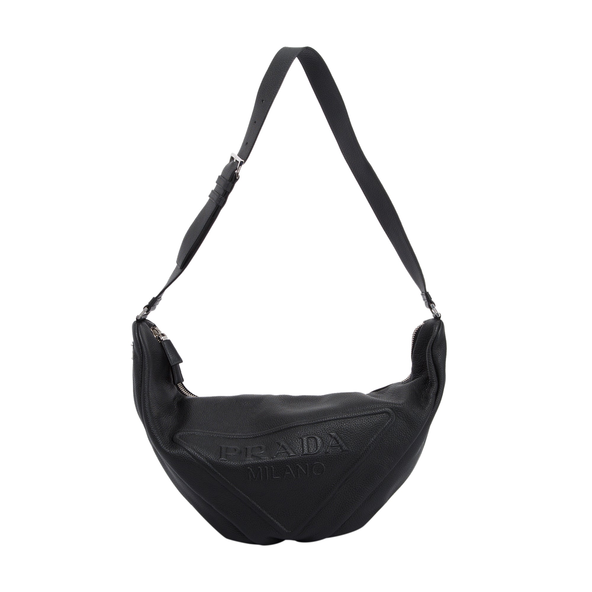 Prada Large Vitello Daino Leather Triangle Bag