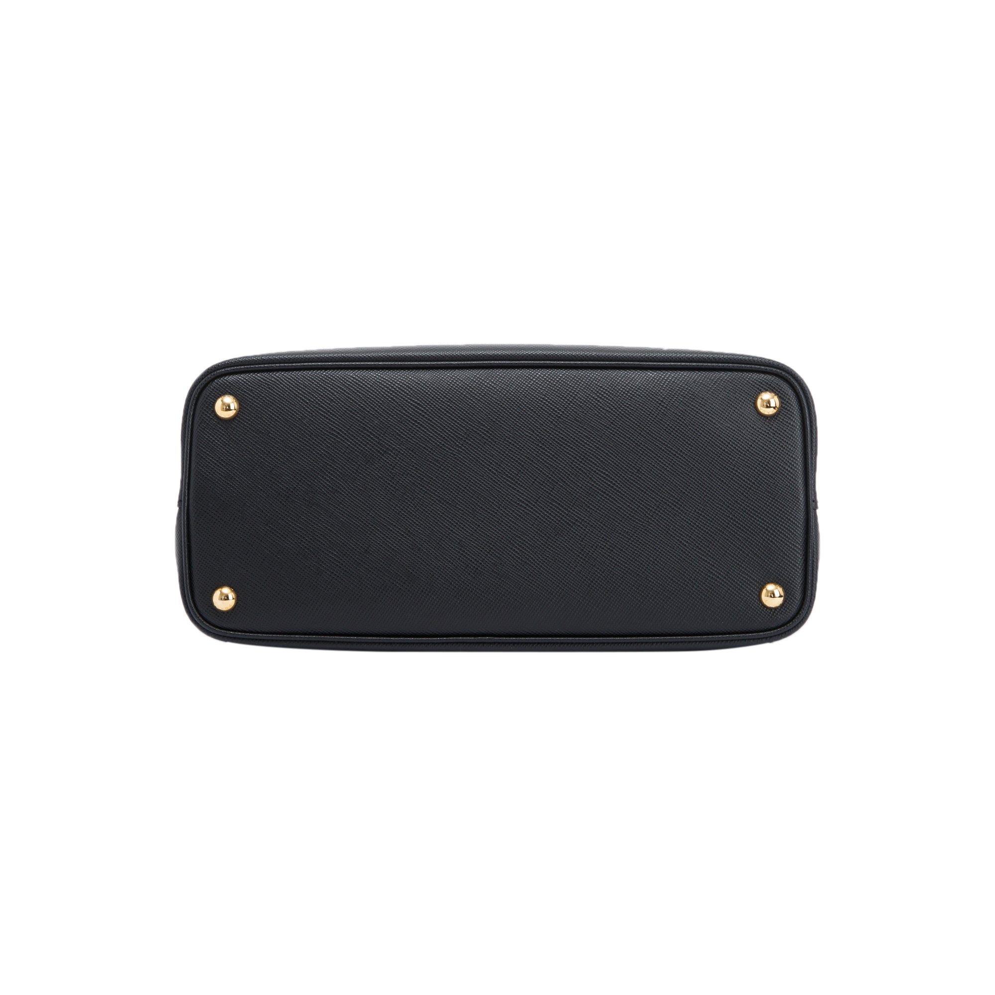 Prada Medium Saffiano Cuir Double Tote w/ Strap & Authenticity Card