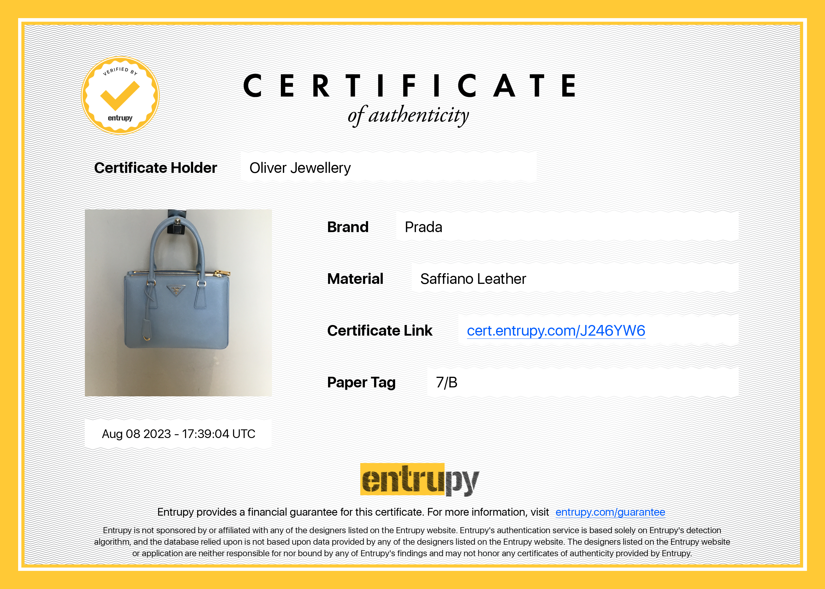 Prada Medium Saffiano Lux Galleria Double Zip Tote w/ Strap & Box