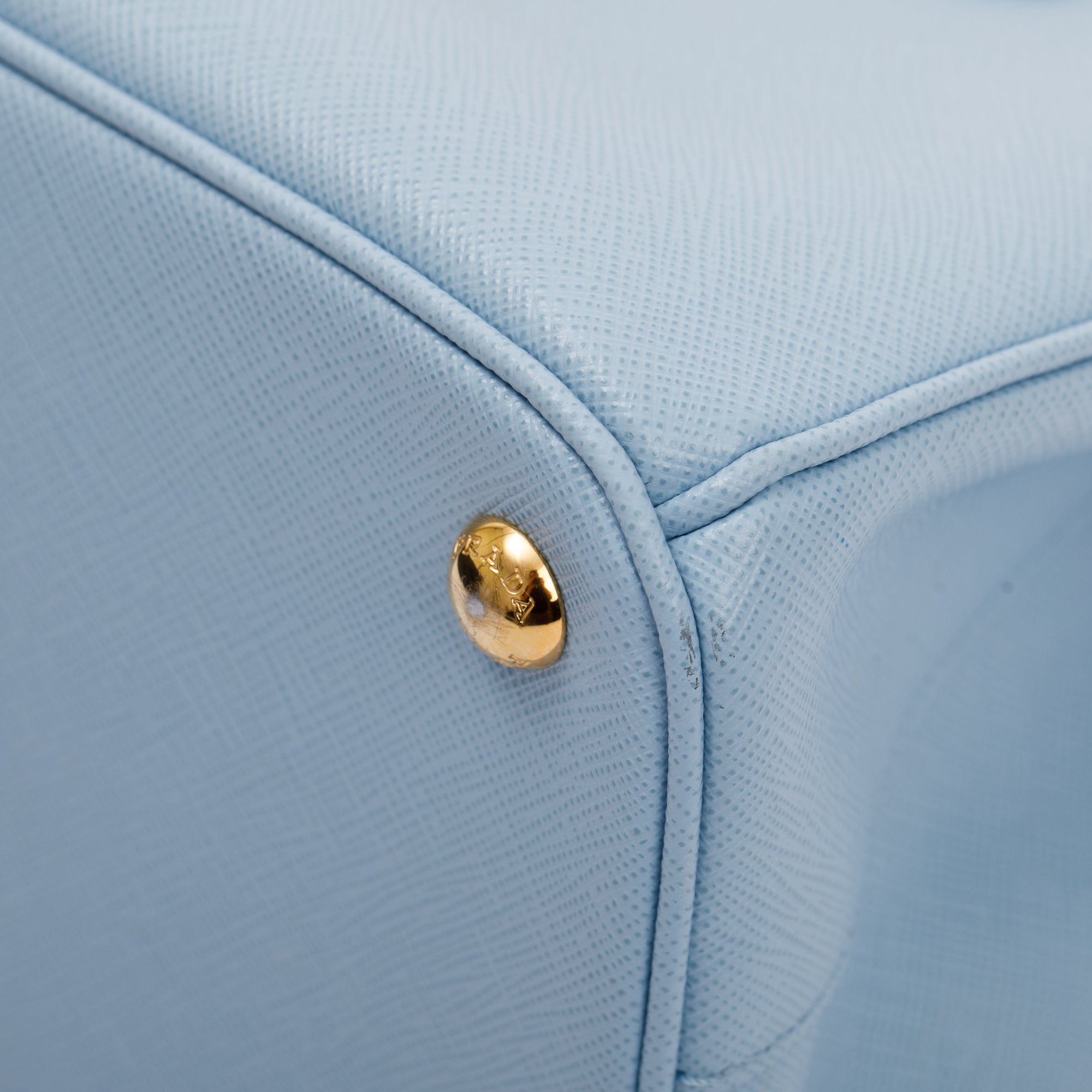 Prada Medium Saffiano Lux Galleria Double Zip Tote w/ Strap & Box