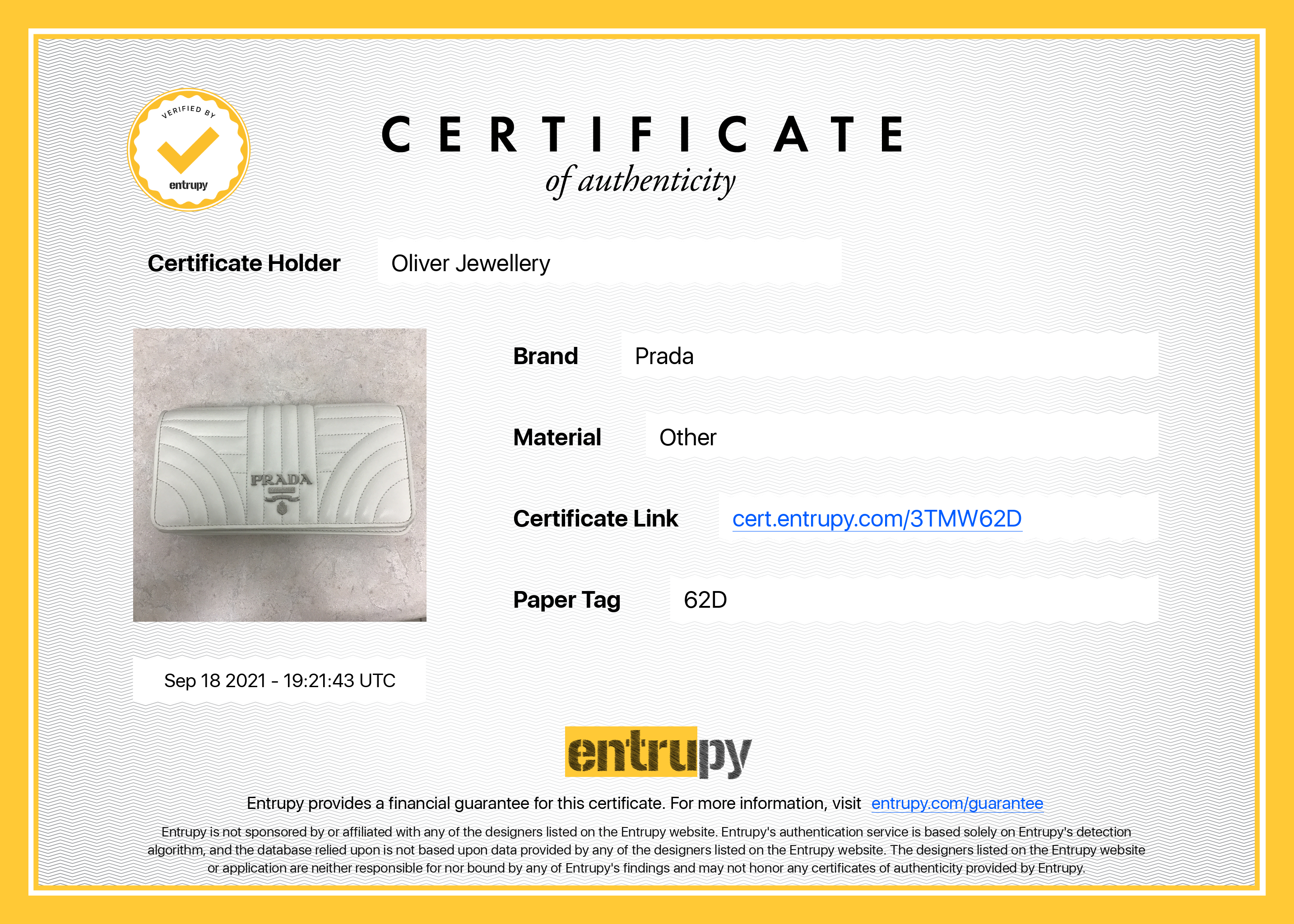 Prada Nappa Impunture Leather Mini Shoulder Bag w/ Box