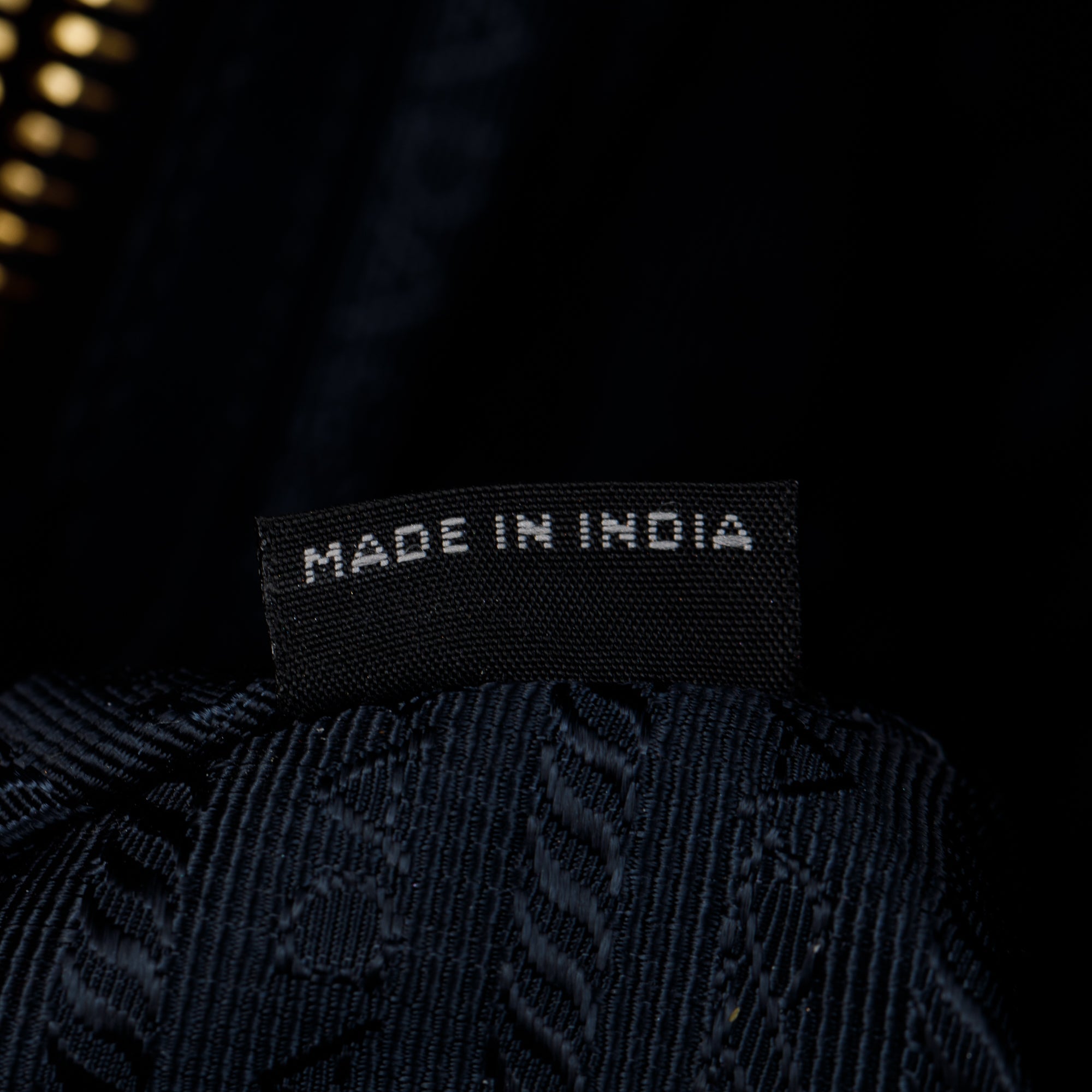 Prada Navy Leather Trimmed Tessuto Nylon Tote w/ Strap