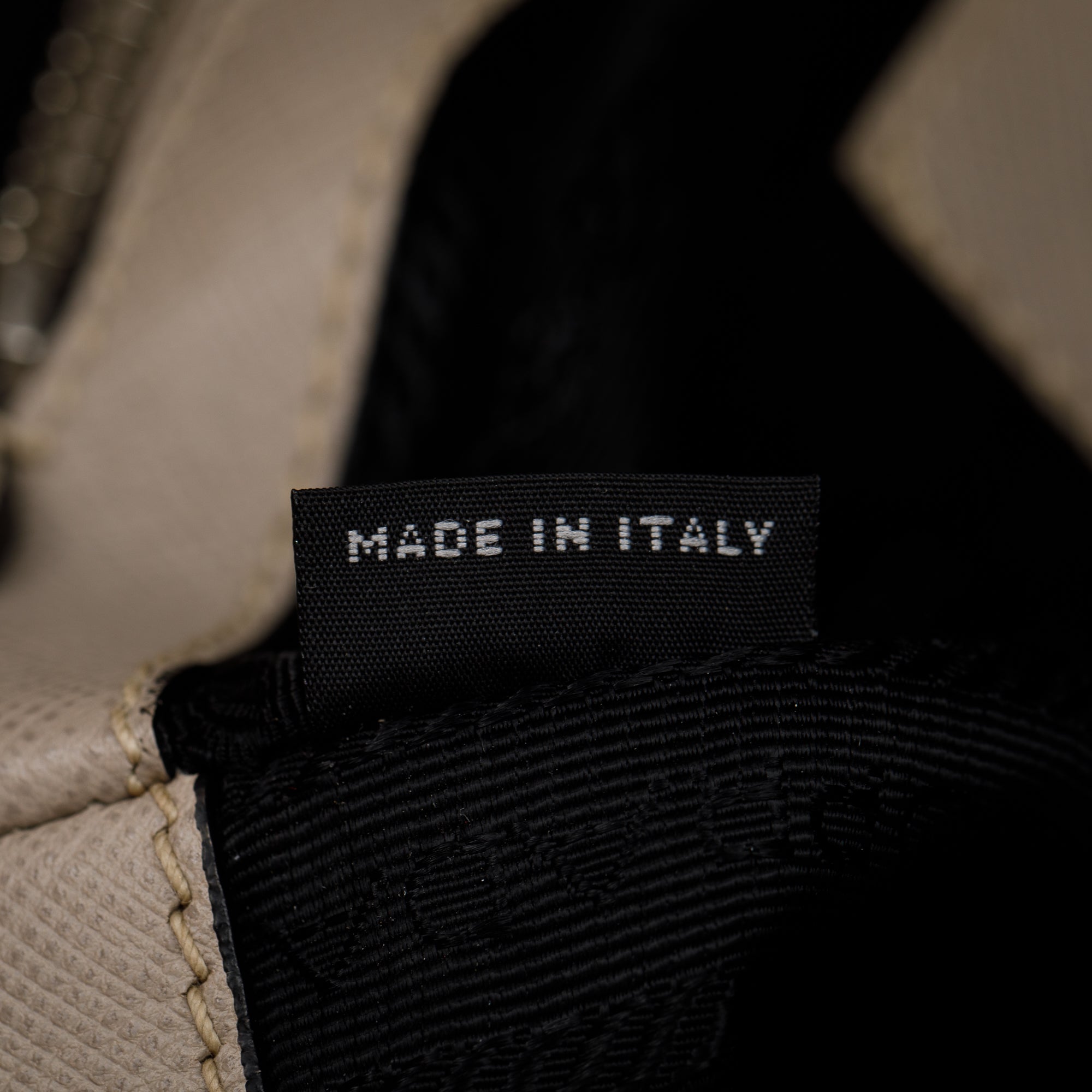 Prada Neutral Saffiano Soft Leather Tote w/ Strap