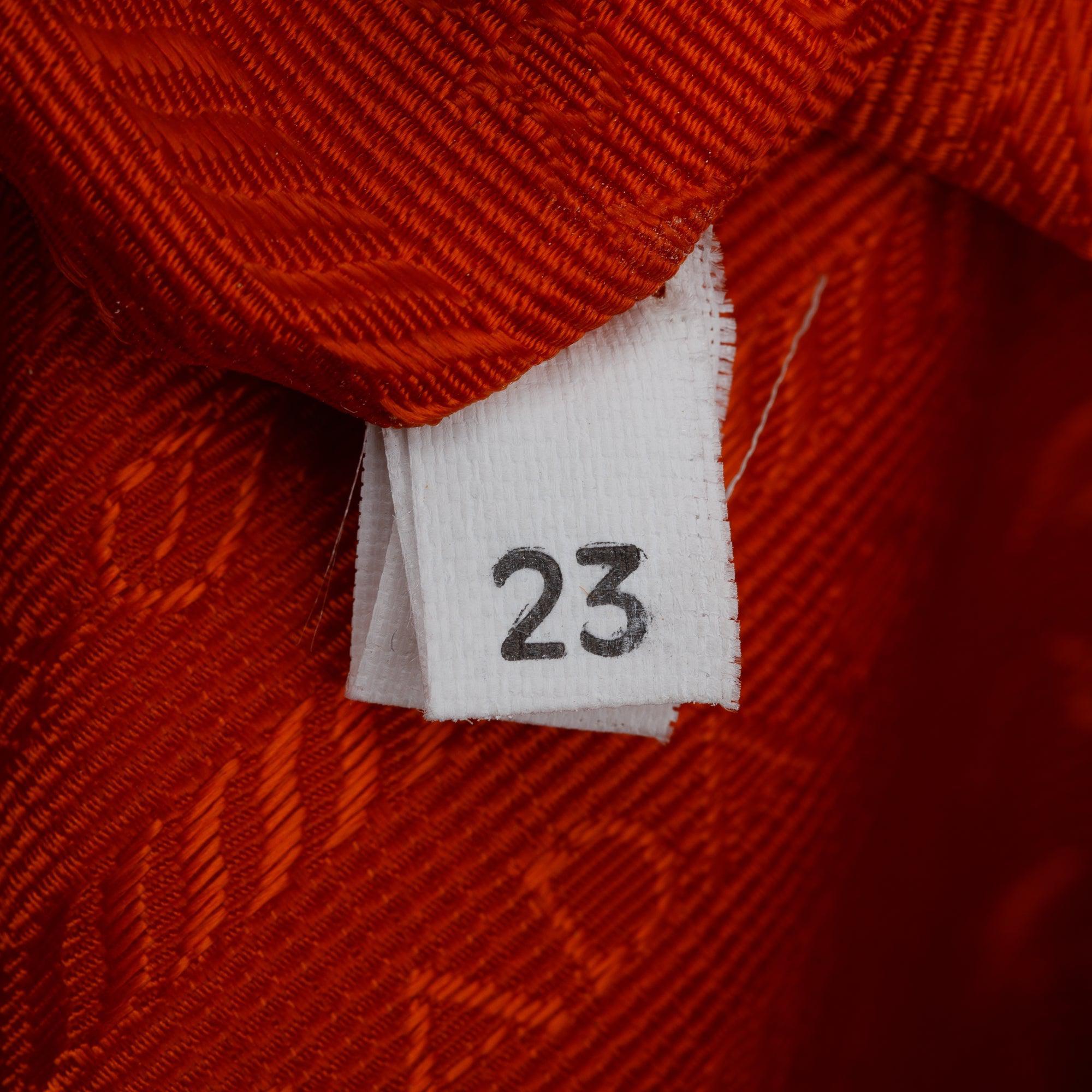 Prada Orange Canapa Vitello Leather Darwstring Hobo w/ Authenticity Card