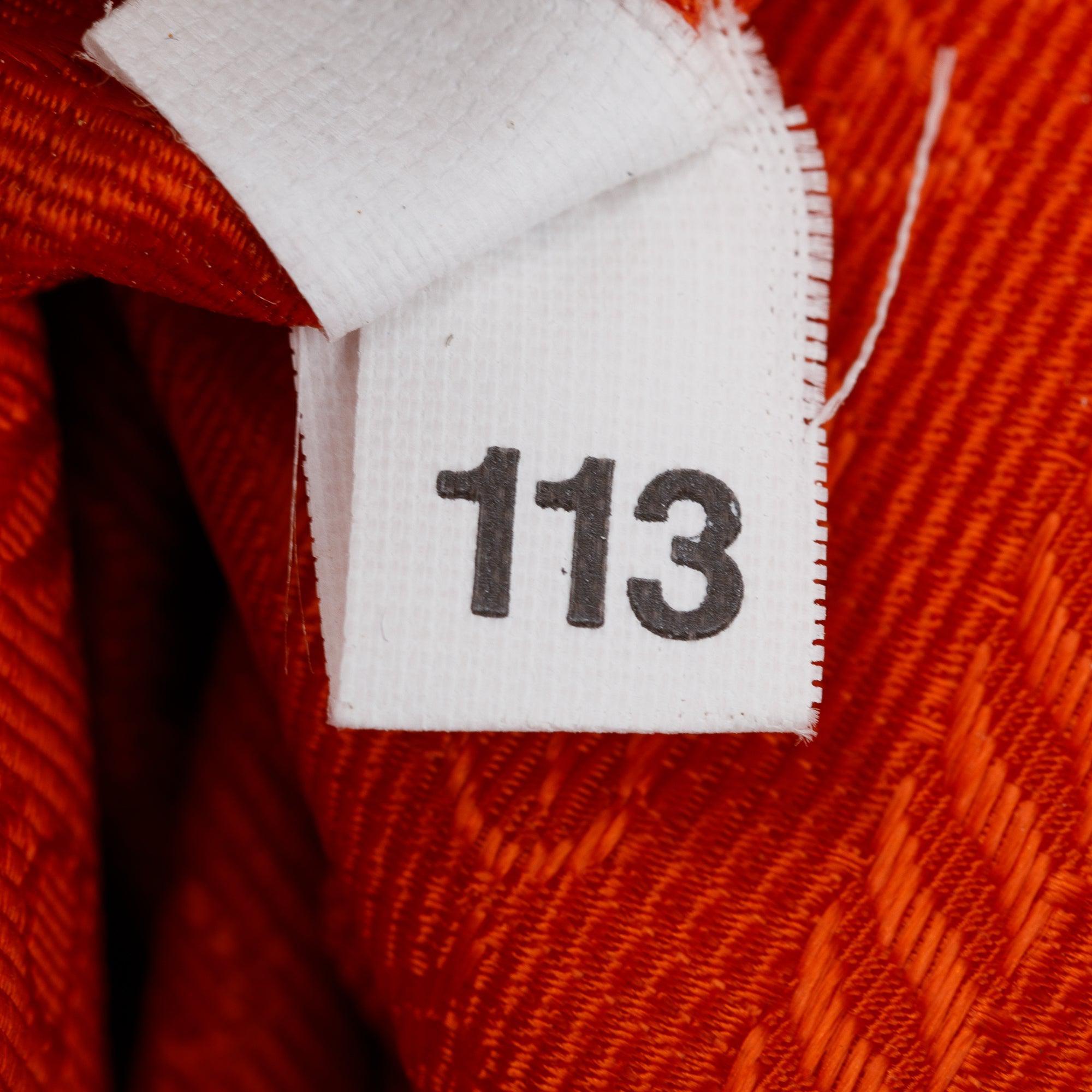 Prada Orange Canapa Vitello Leather Darwstring Hobo w/ Authenticity Card