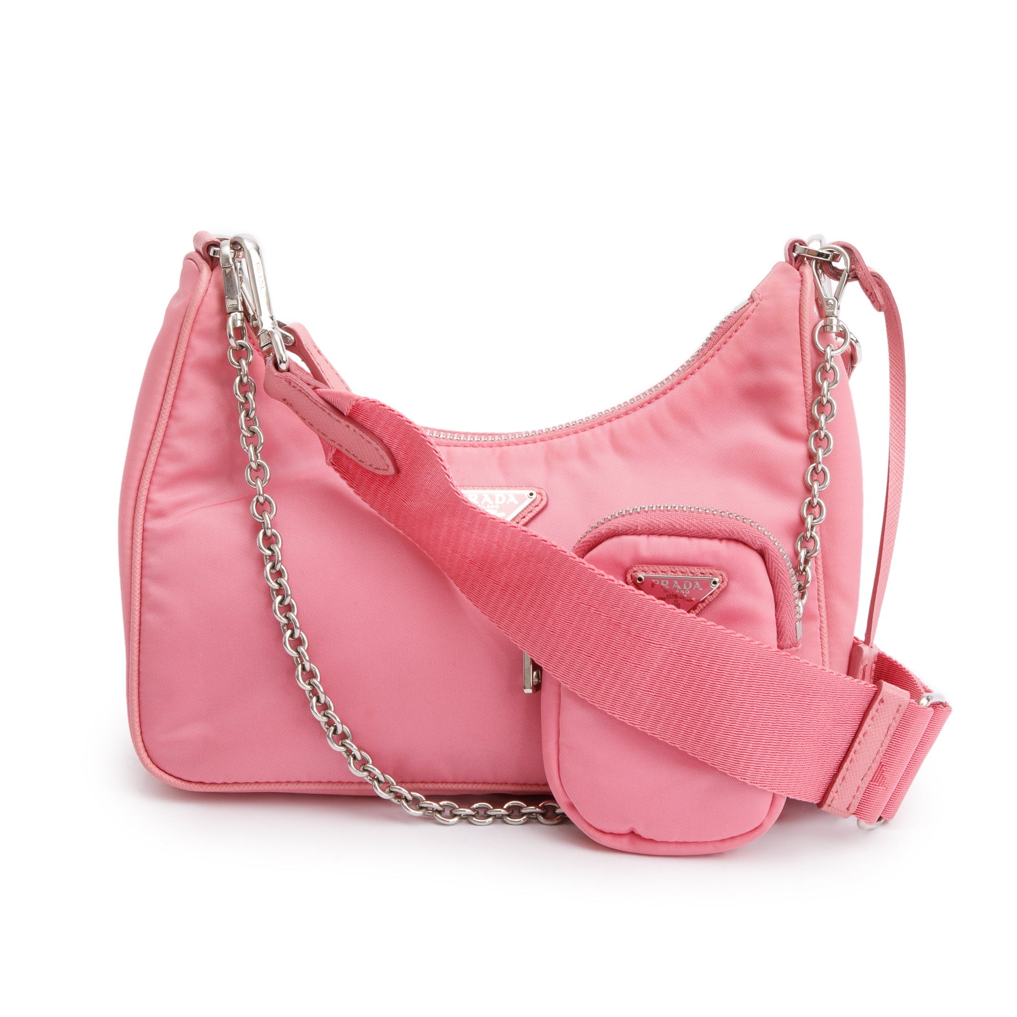 Prada Pink Re-Edition 2005 Re-Nylon Shoulder Bag