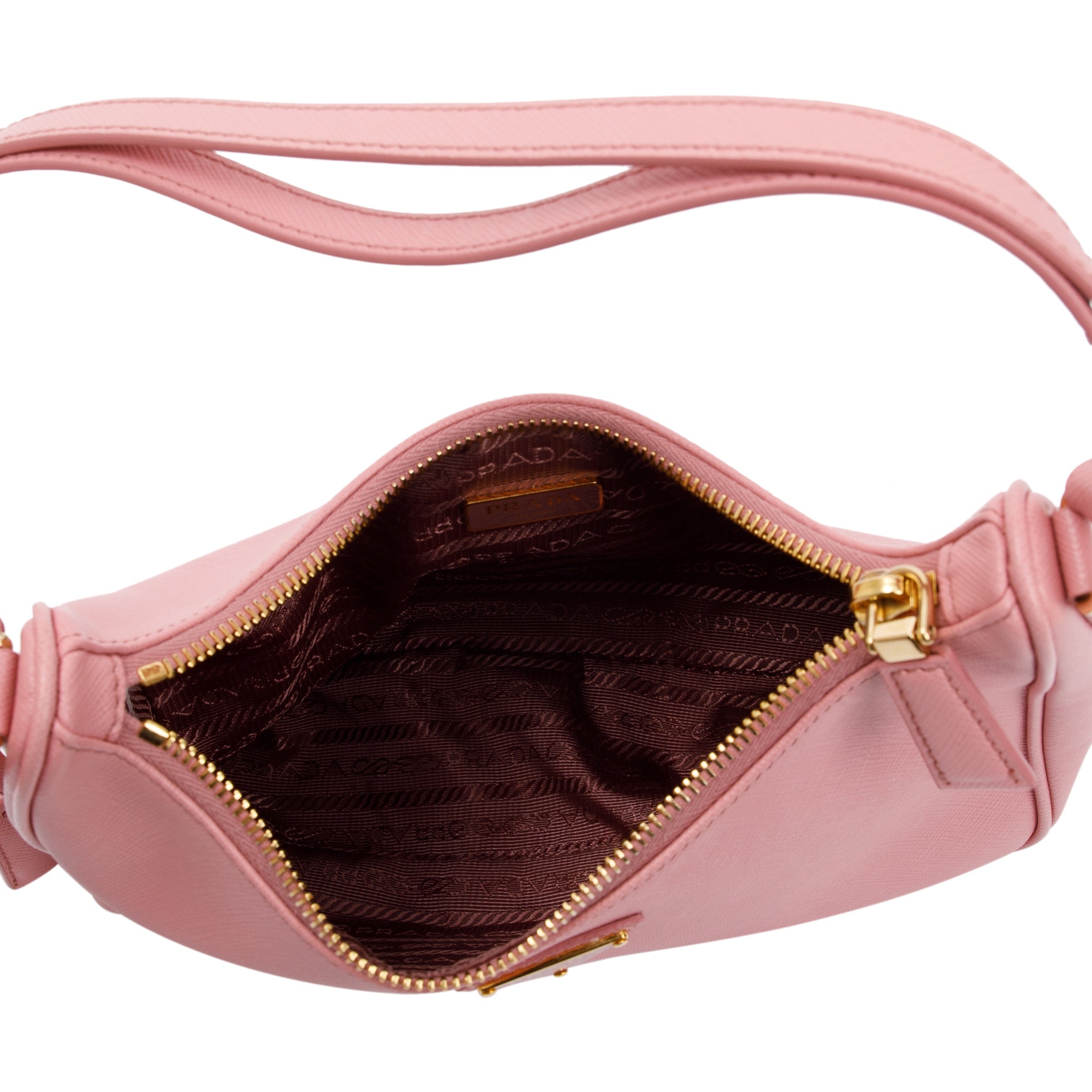 Prada Pink Re-Edition Saffiano Leather Mini Bag w/ Box