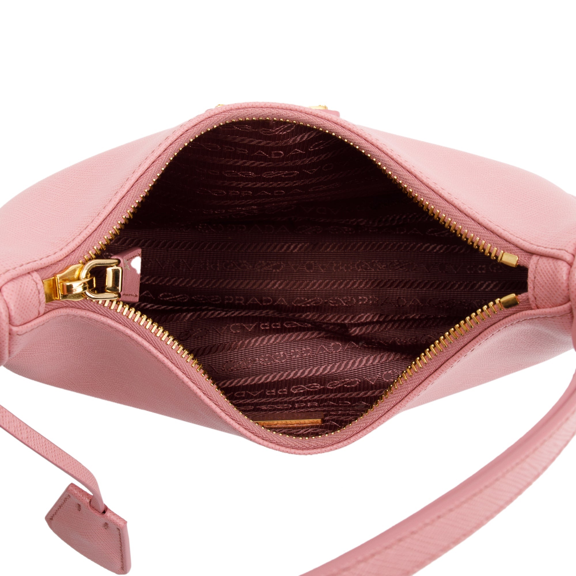 Prada Pink Re-Edition Saffiano Leather Mini Bag w/ Box