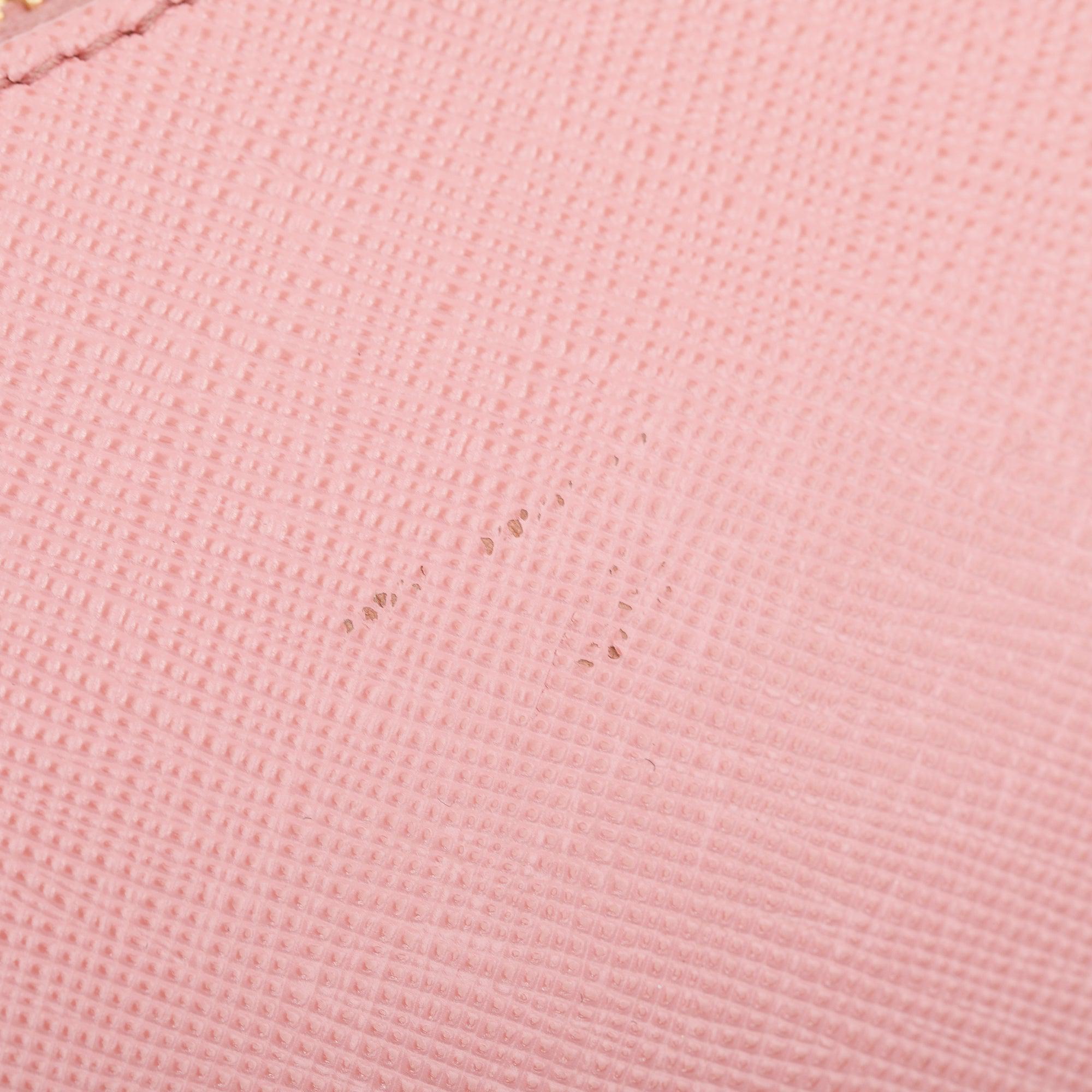 Prada Pink Re-Edition Saffiano Leather Mini Bag w/ Box