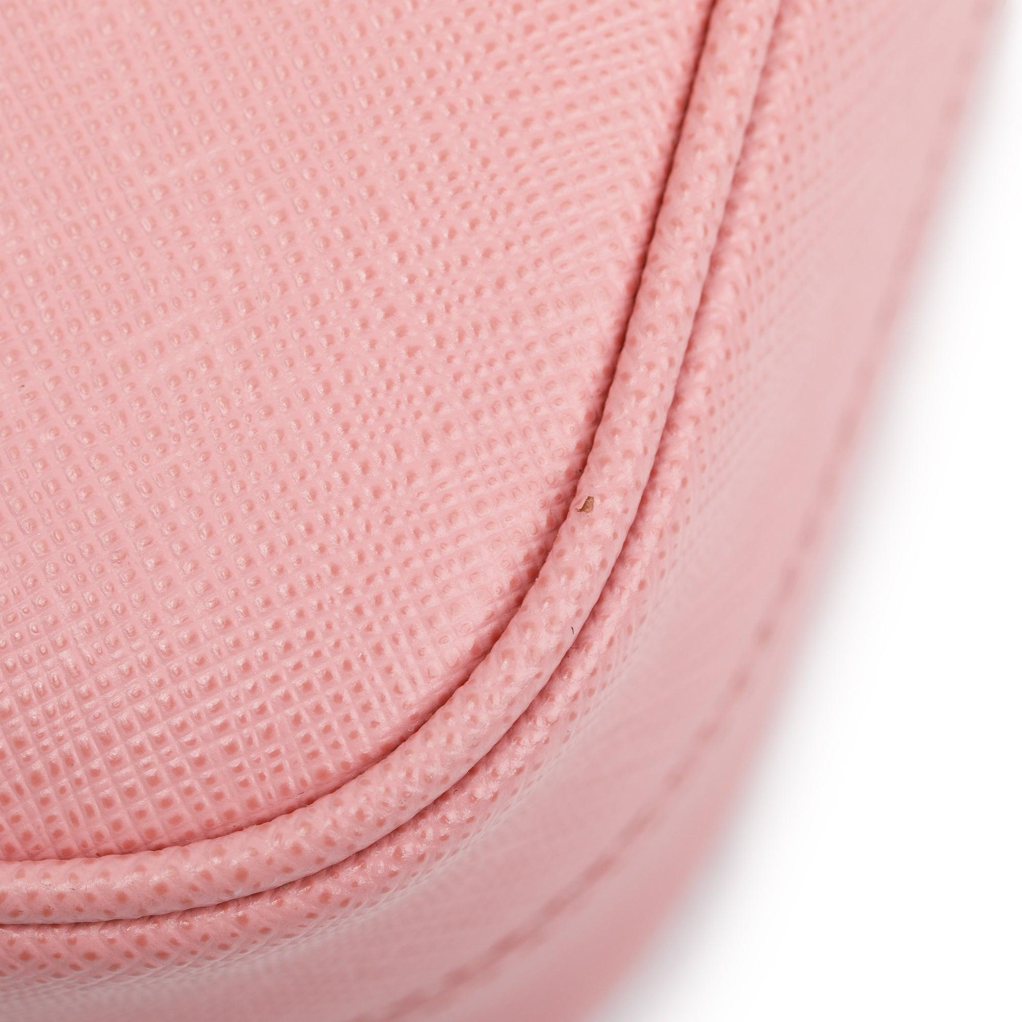 Prada Pink Re-Edition Saffiano Leather Mini Bag w/ Box