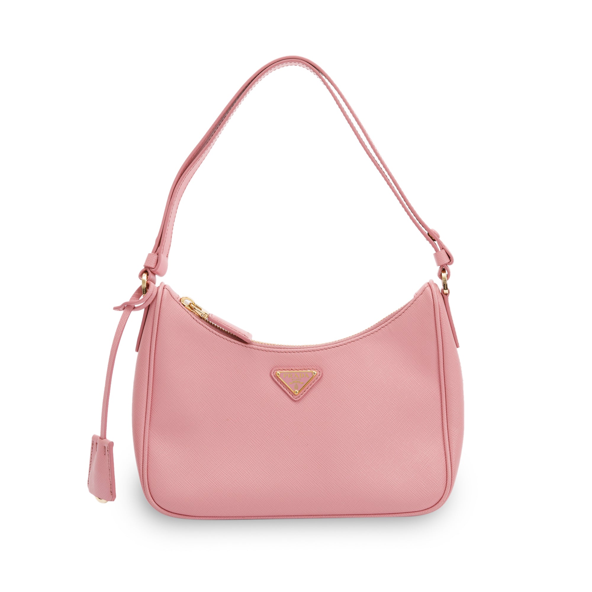 Prada Pink Re-Edition Saffiano Leather Mini Bag w/ Box
