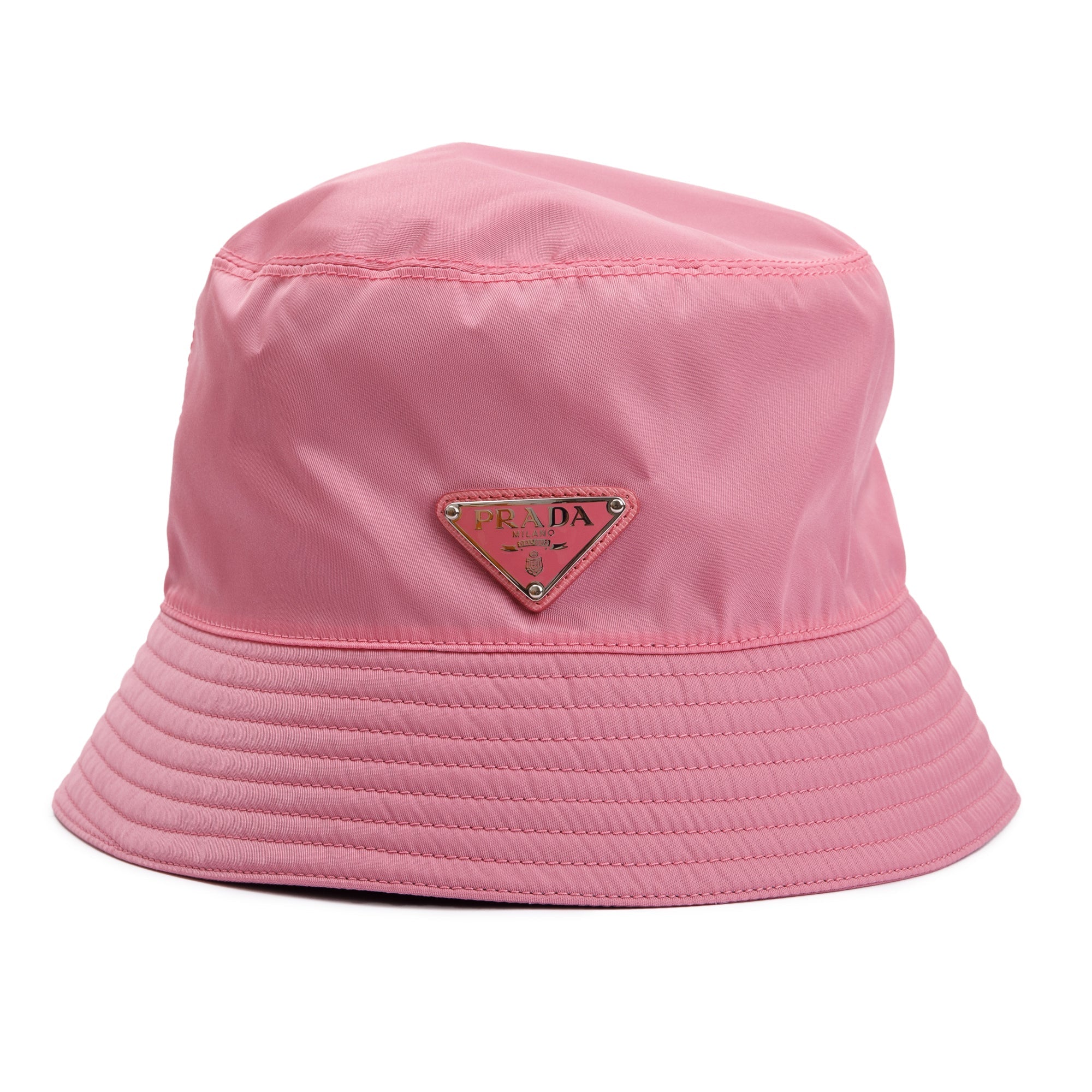 Prada Pink Re-Nylon Bucket Hat w/ Box