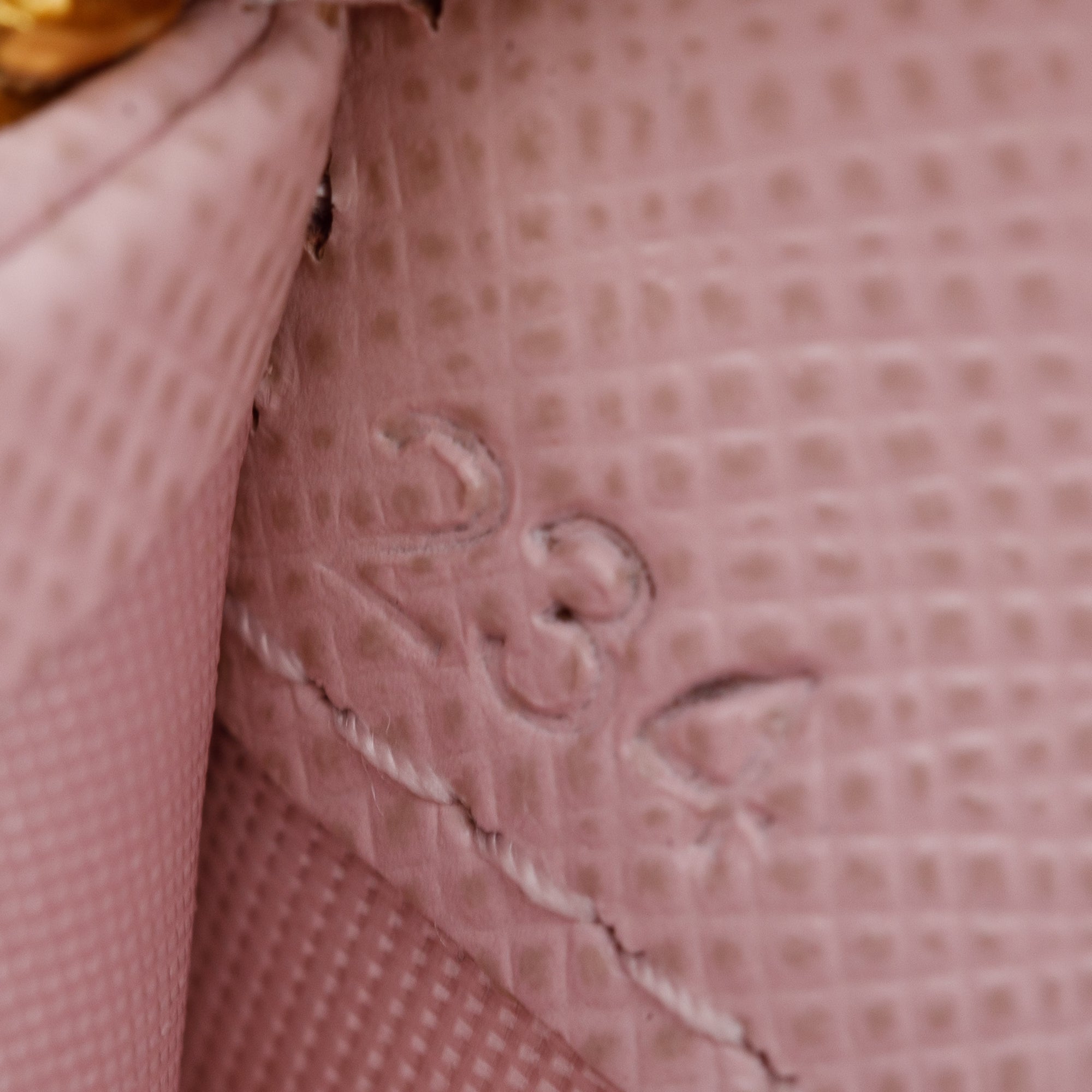 Prada Pink Saffiano Leather Zip Around Wallet w/ Box & Authenticity Card