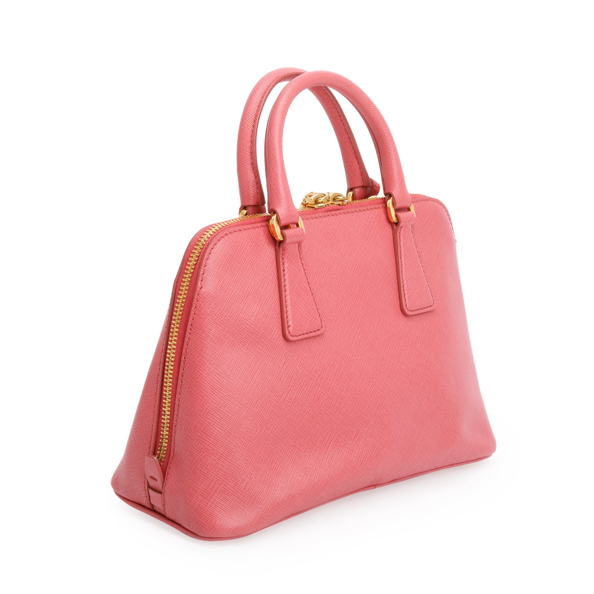 Prada Pink Saffiano Lux Small Promenade Tote w/ Authenticity Card