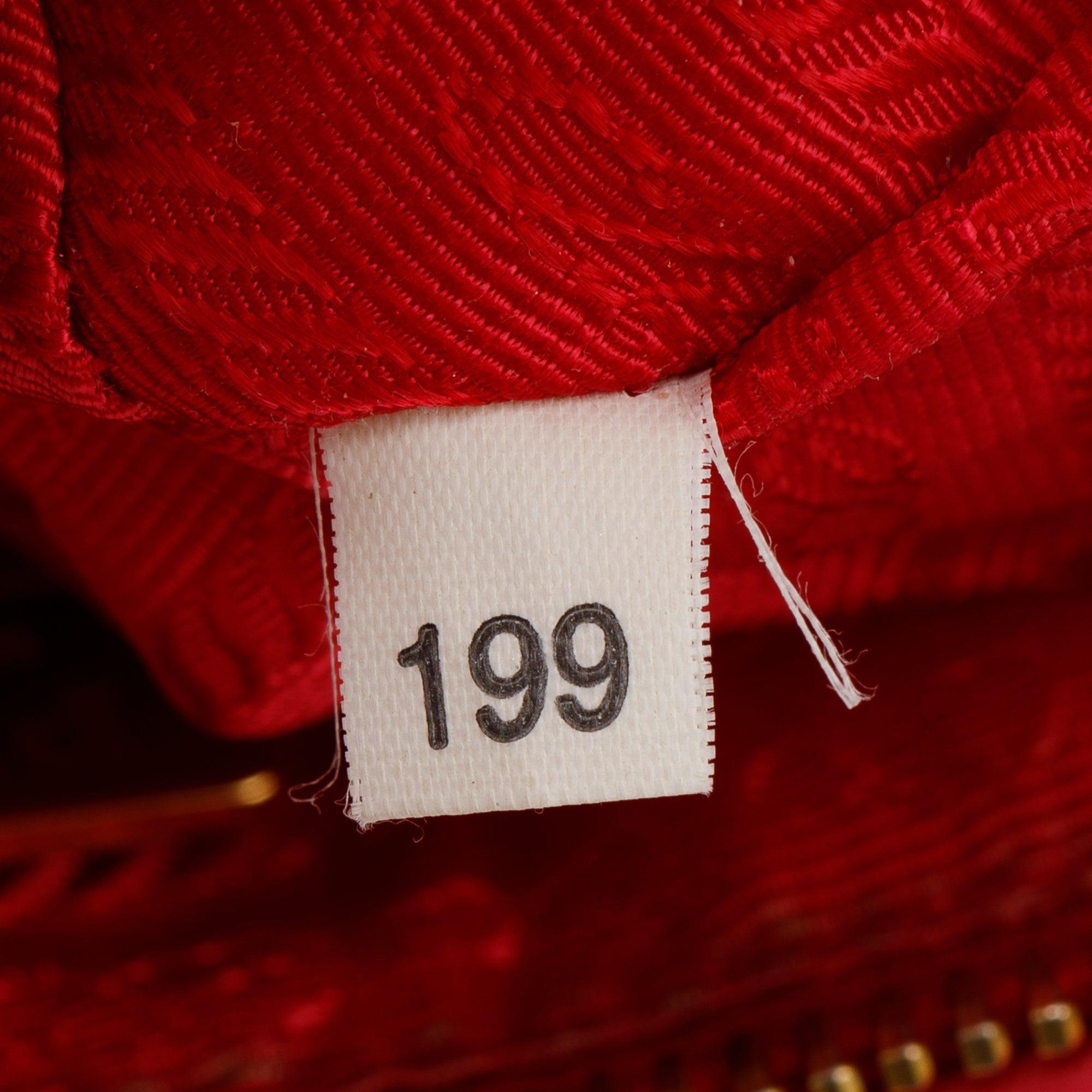 Prada Pink Tessuto Nylon Bow Wristlet