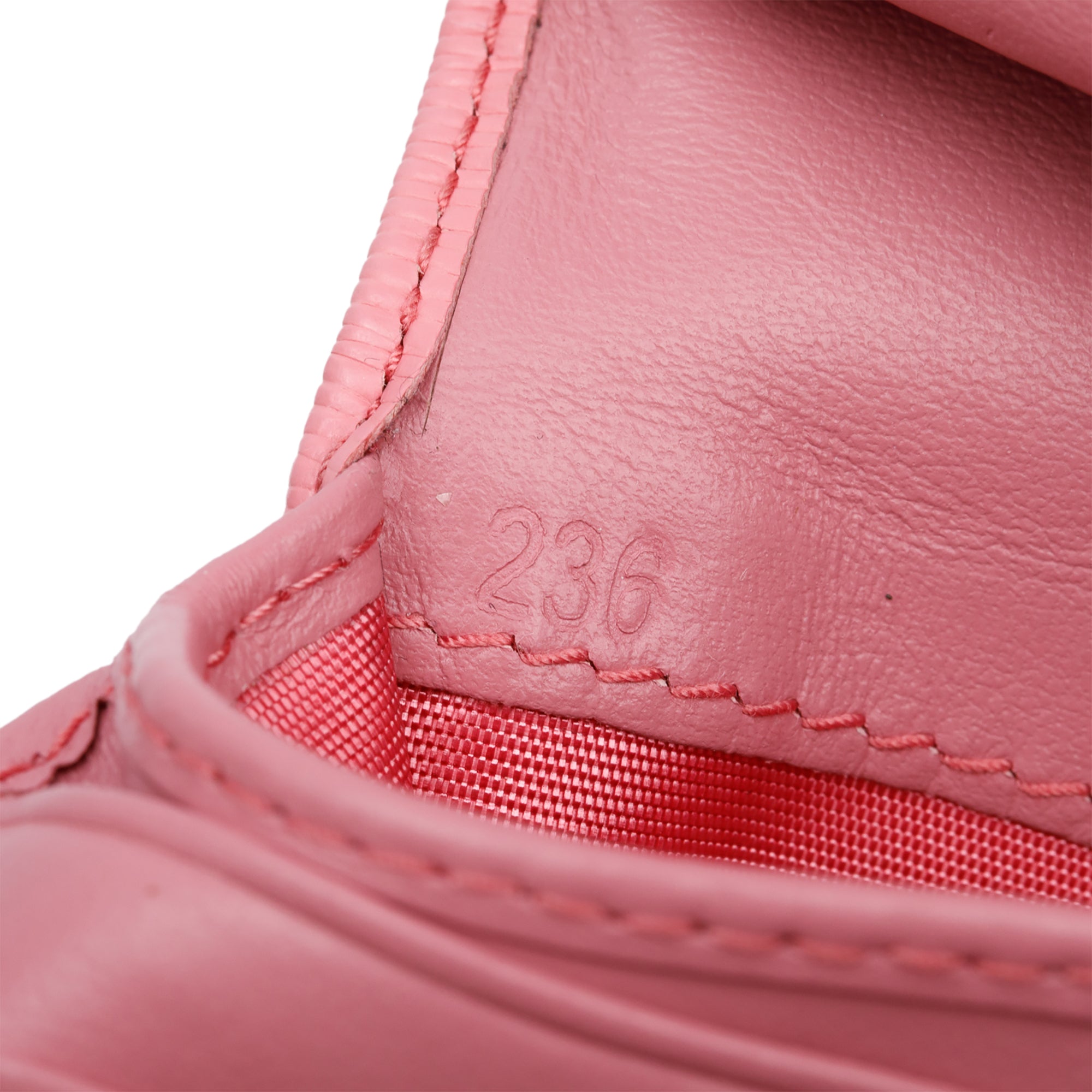 Prada Pink Vitello Move Leather Compact Tri-Fold Wallet