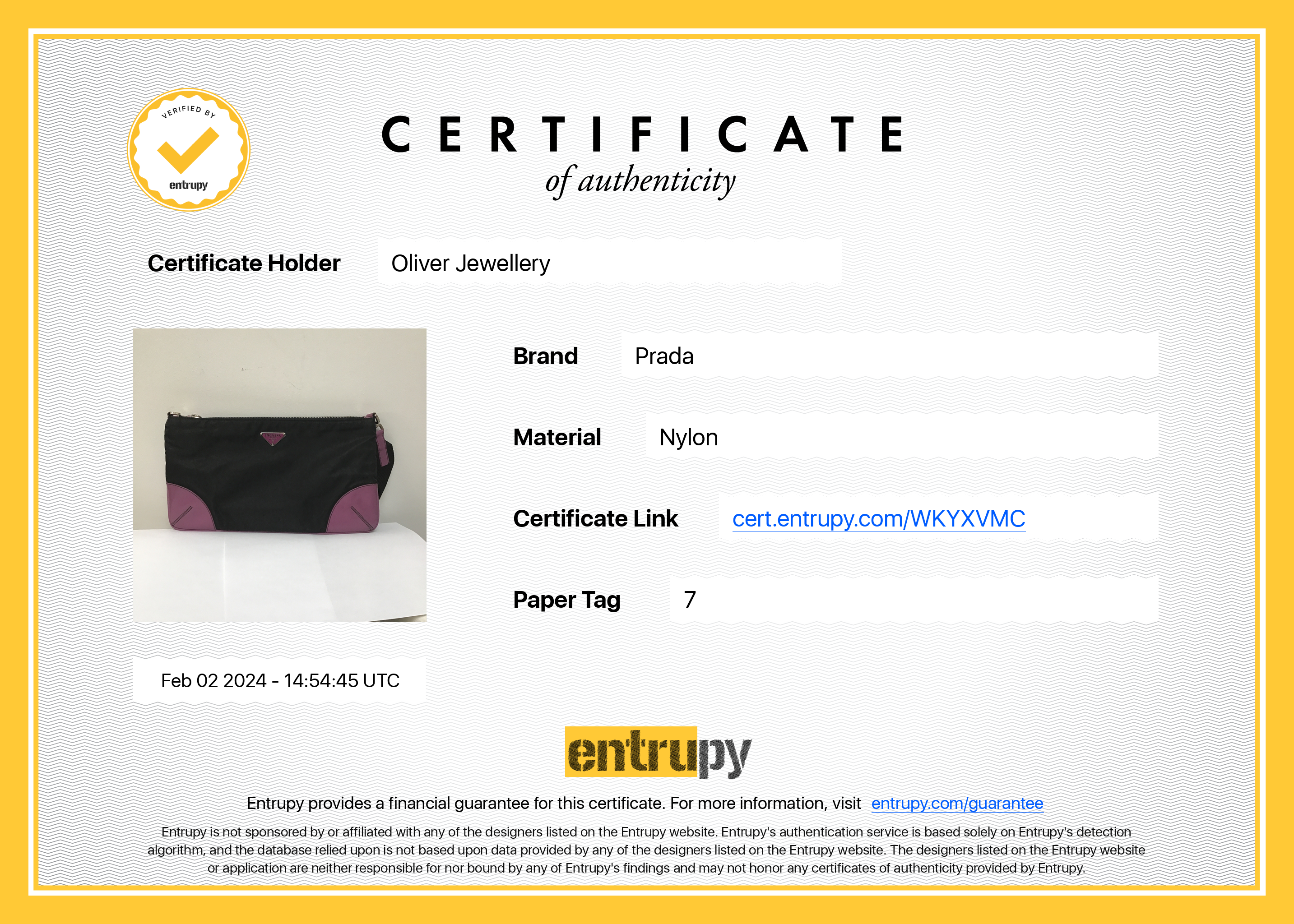 Prada Purple Leather-Trimmed Tessuto Nylon Shoulder Bag