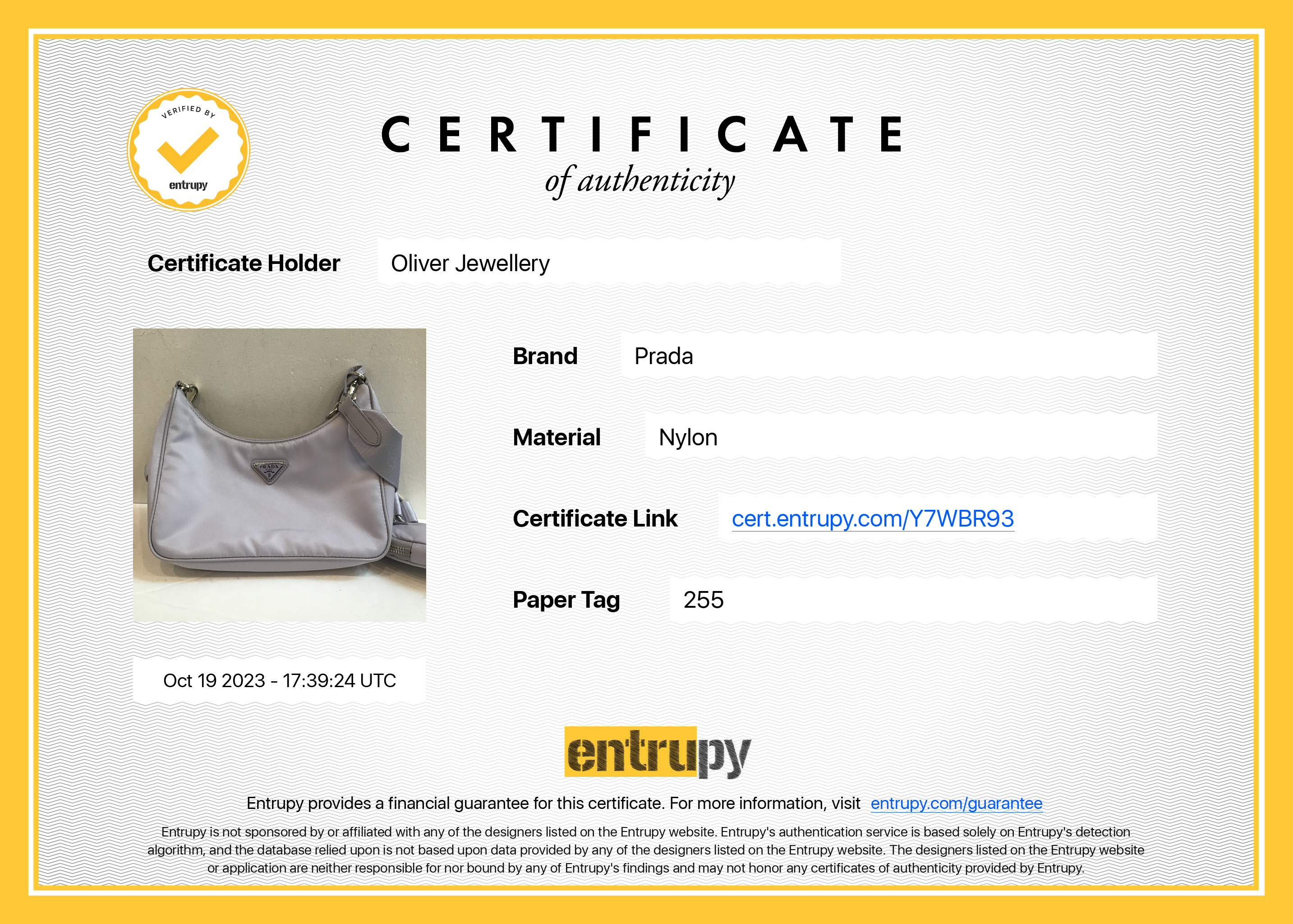 Prada Purple Re-Edition 2005 Re-Nylon Shoulder Bag