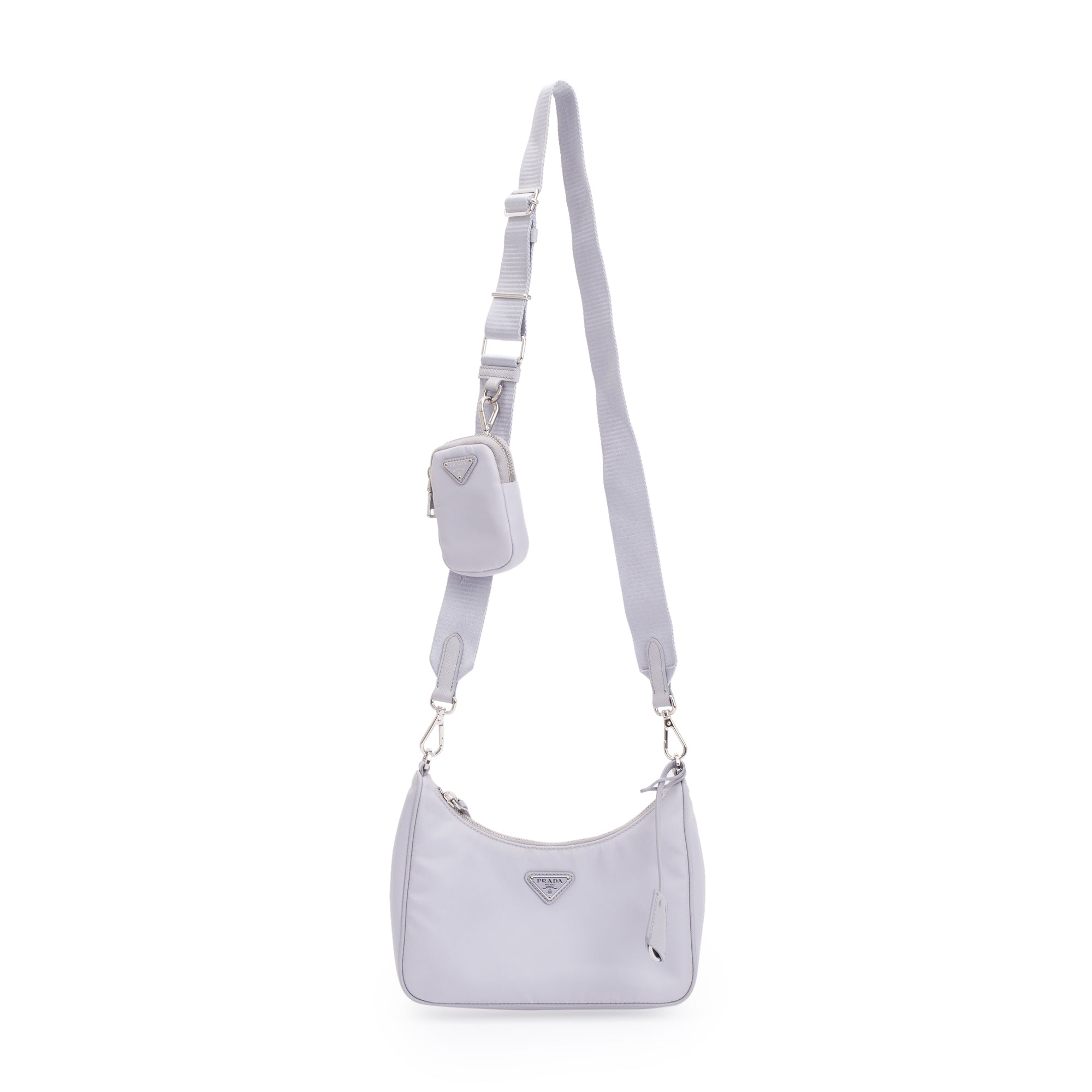 Prada Purple Re-Edition 2005 Re-Nylon Shoulder Bag