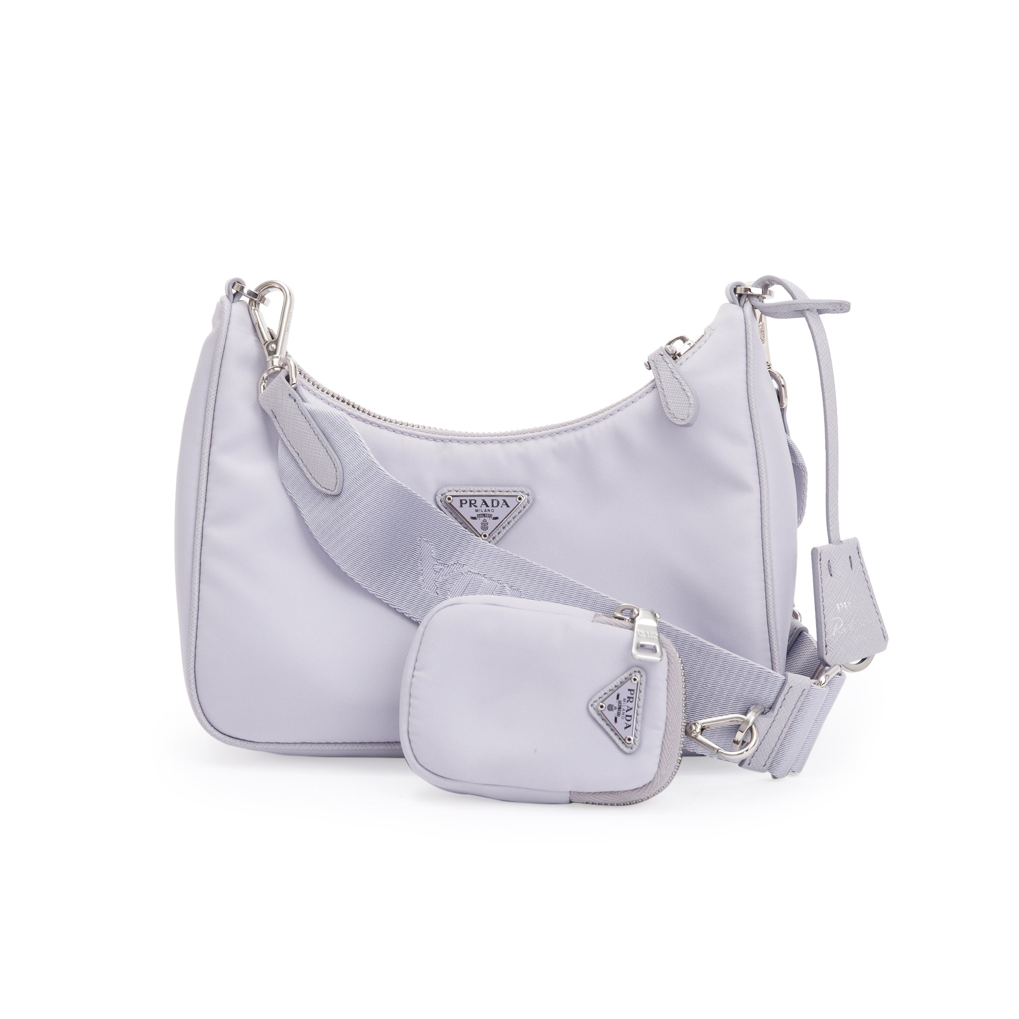 Prada Purple Re-Edition 2005 Re-Nylon Shoulder Bag