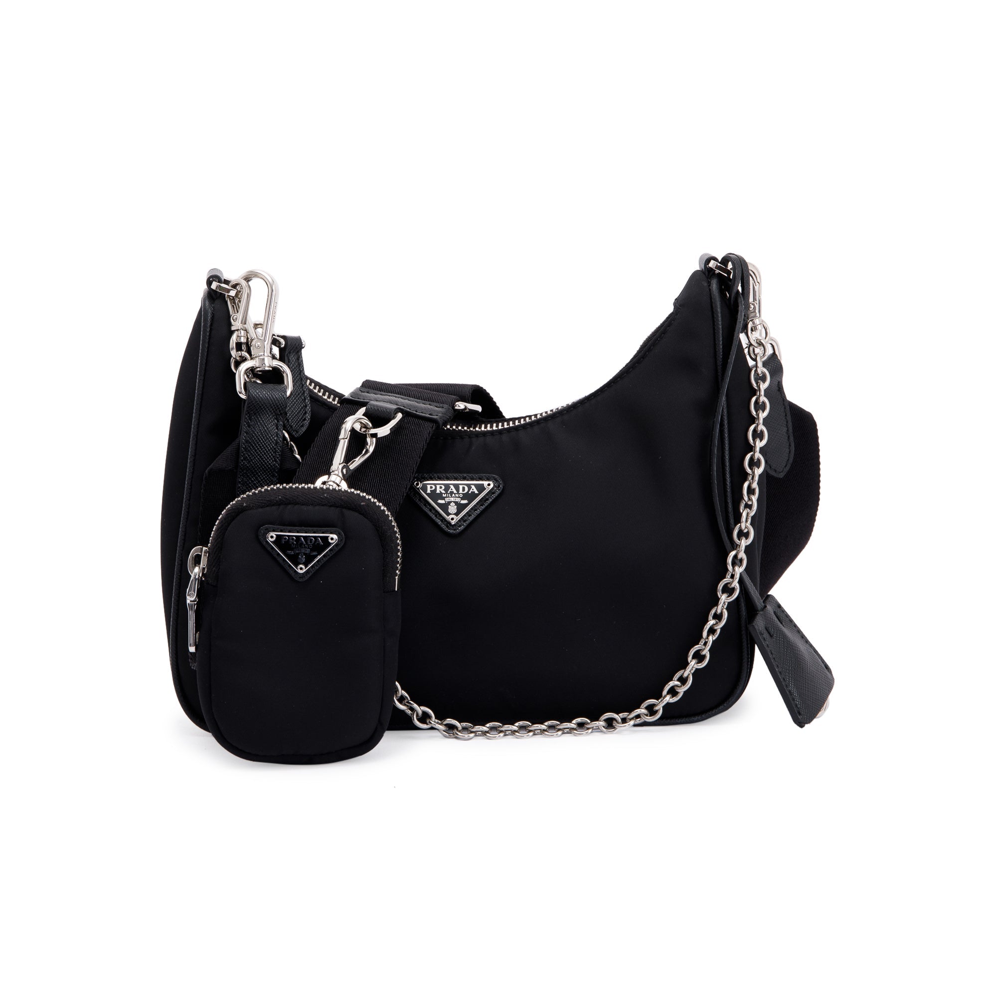 Prada Re-Edition 2005 Nylon Shoulder Bag w/ Box