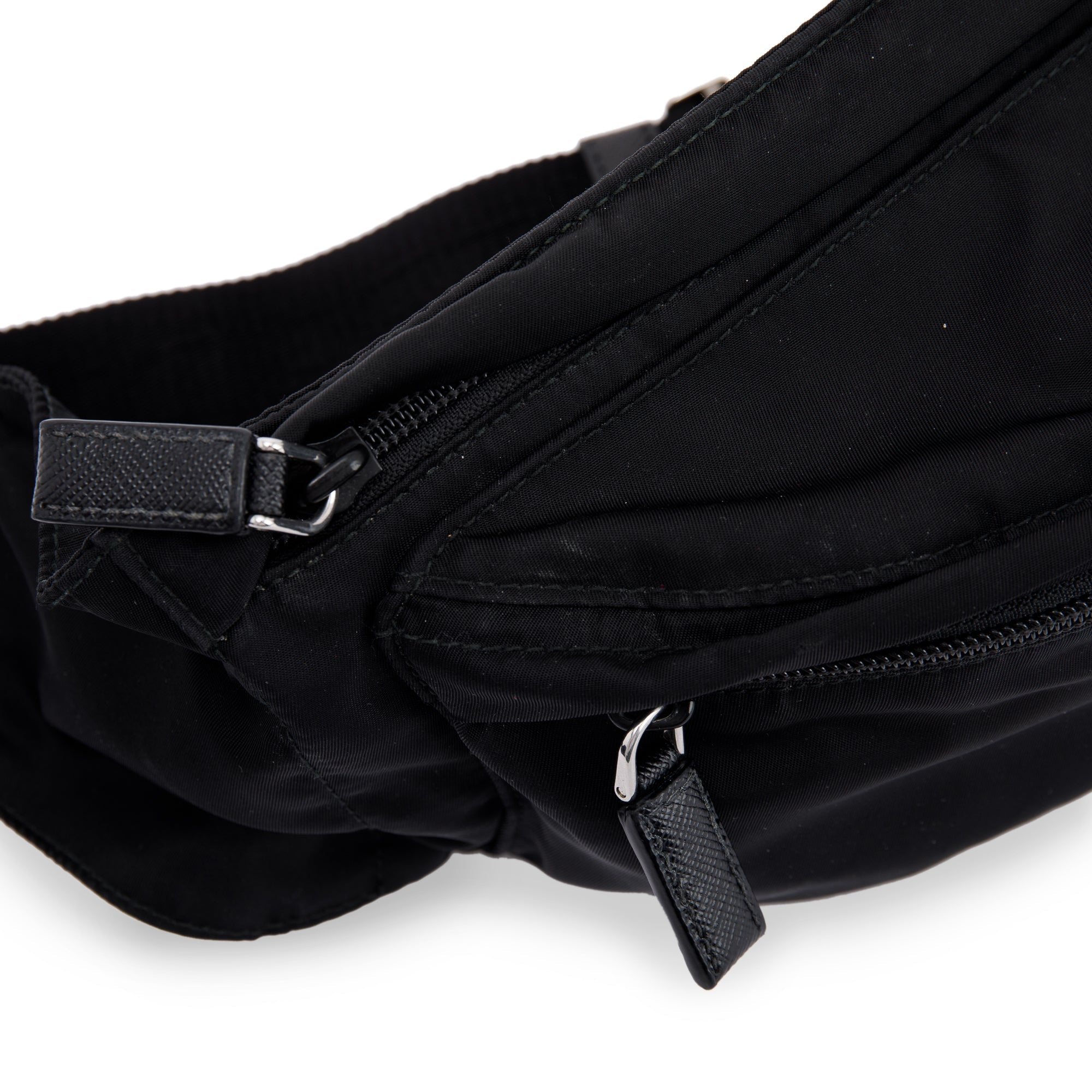 Prada Re-Nylon Double Zip Belt Bag