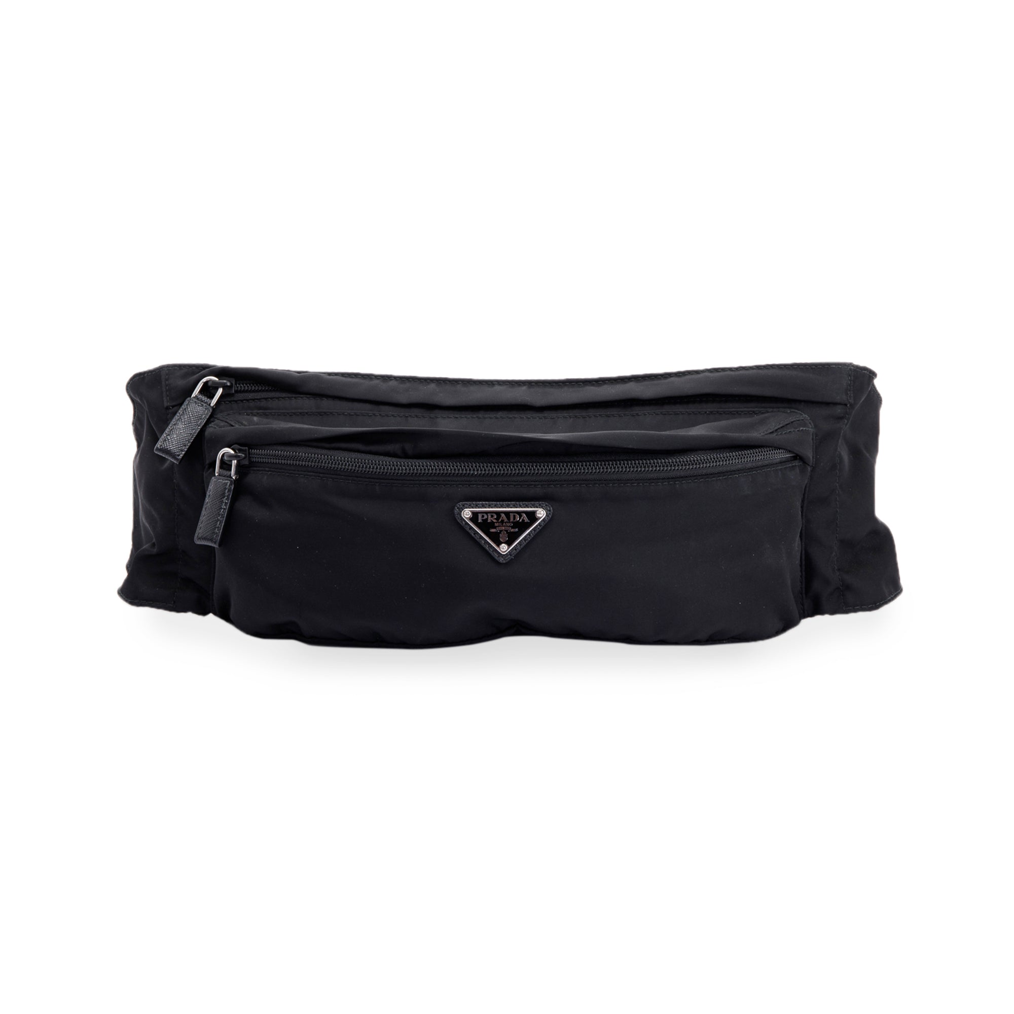 Prada Re-Nylon Double Zip Belt Bag