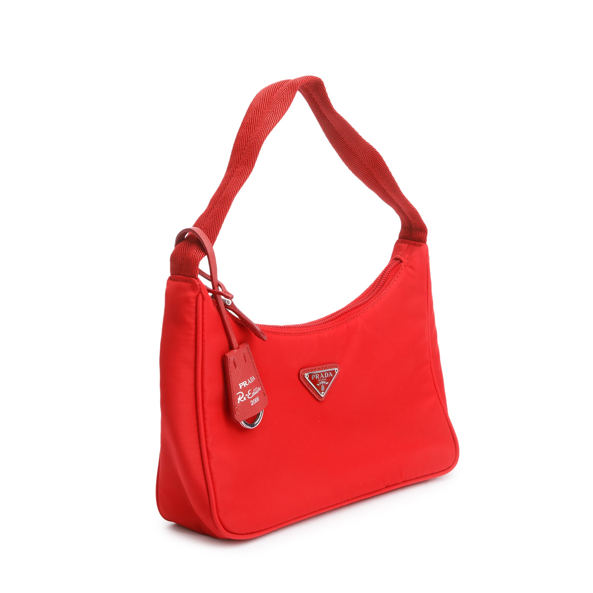 Prada Red Re-Edition 2000 Re-Nylon Mini Bag