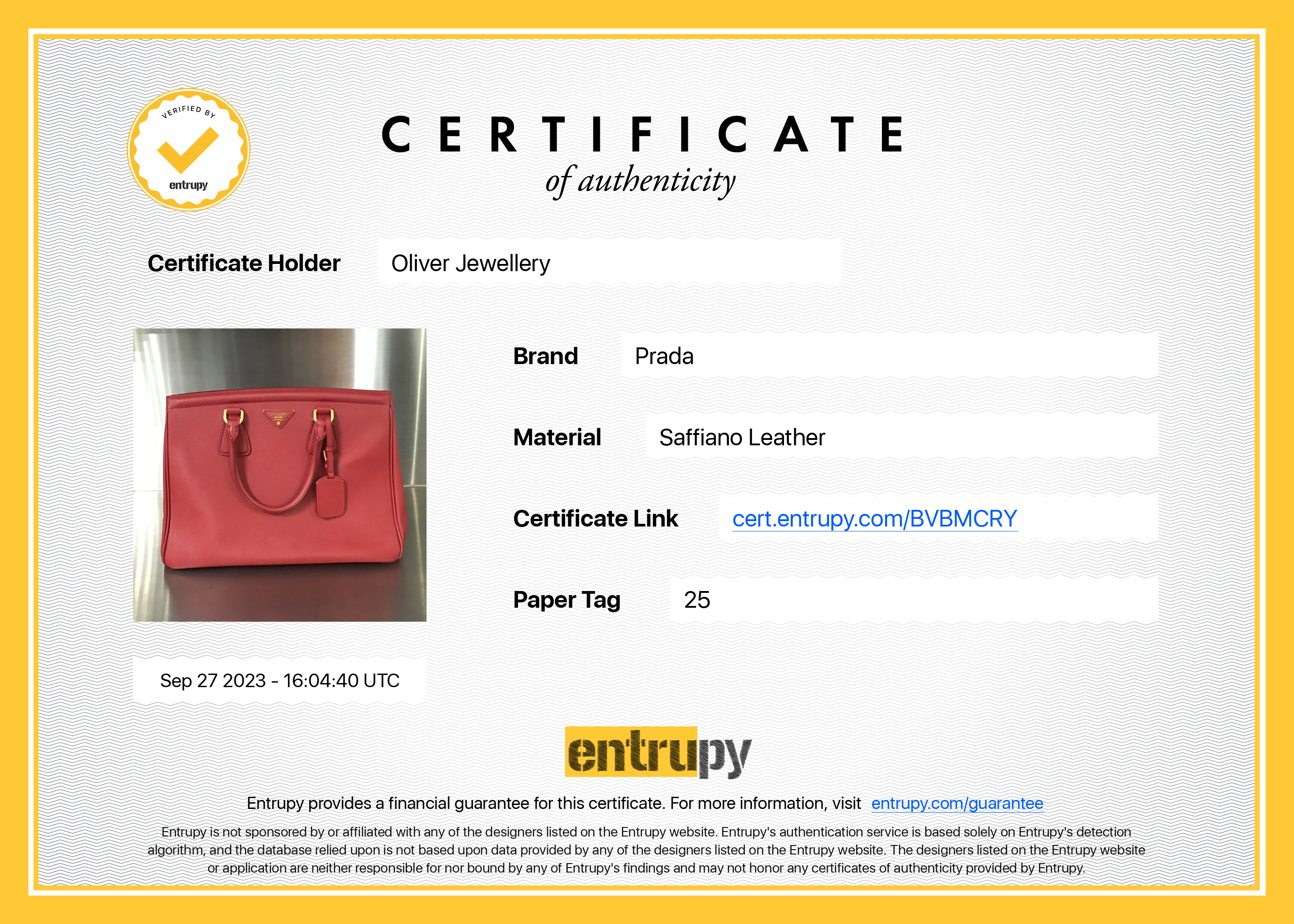 Prada Red Saffiano Leather Parabole Tote