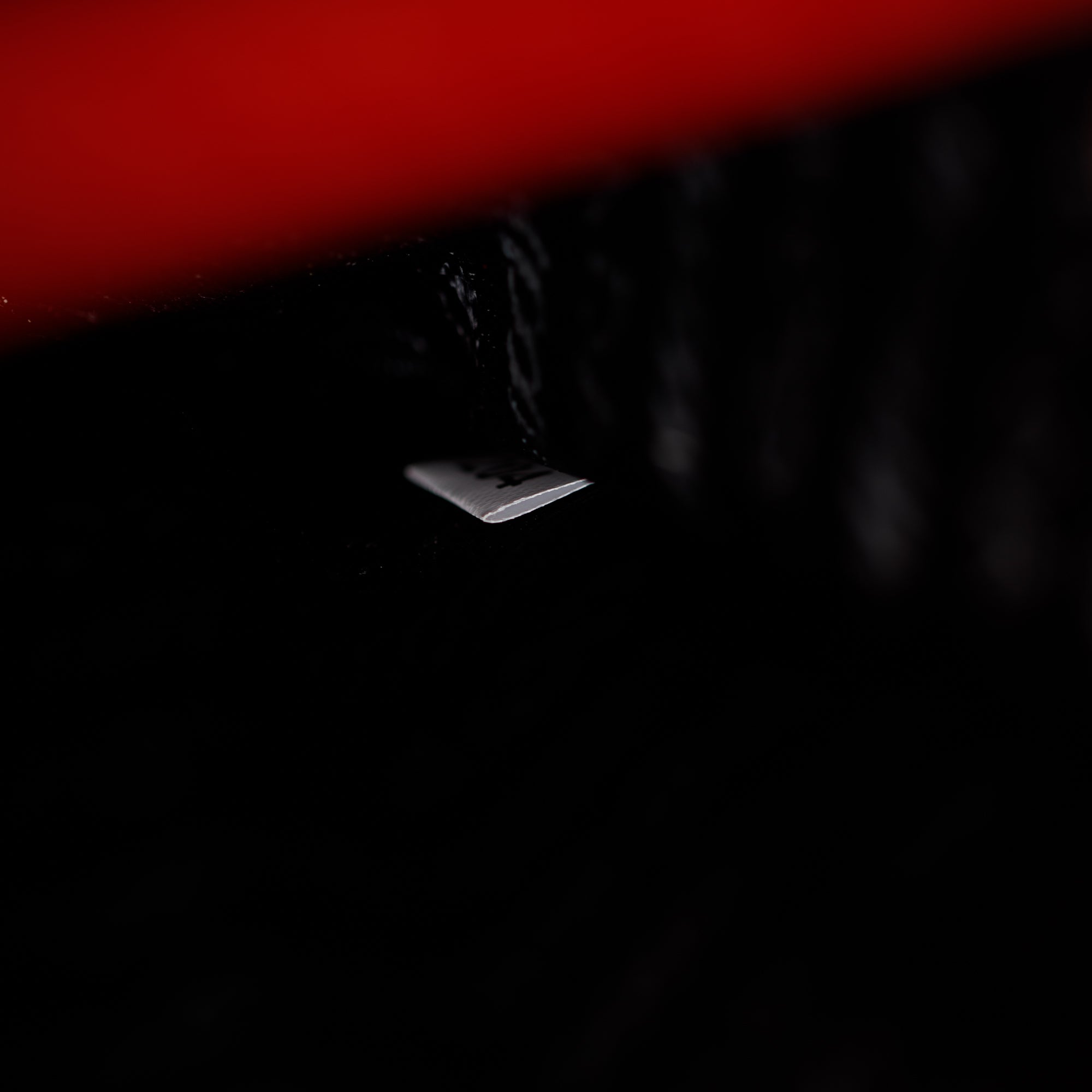 Prada Red Saffiano Soft Calf Leather Flop Lock Chain Crossbody Bag