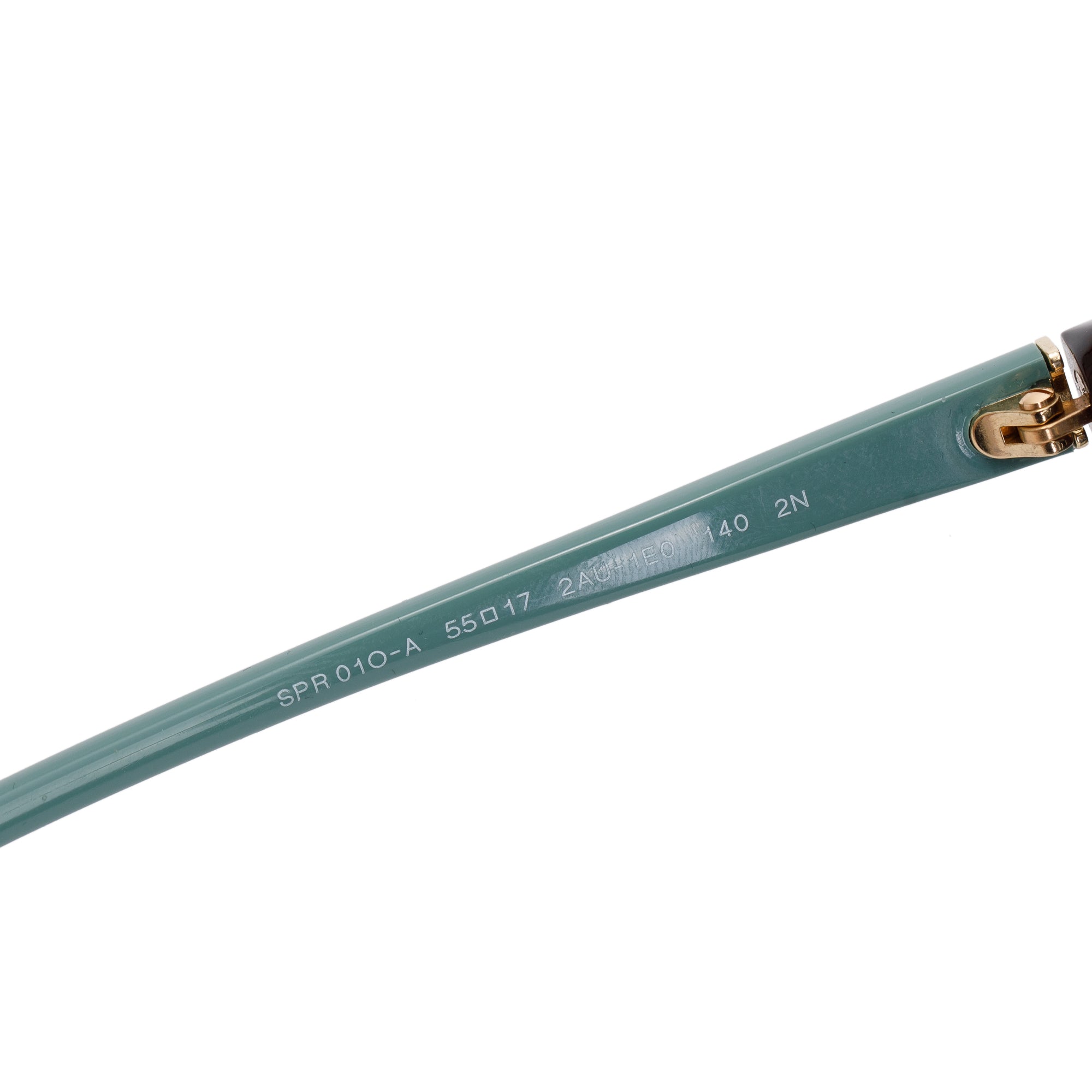 Prada SPR 01O-A Brown/Green Acetate Conceptual Polarized Sunglasses w/ Box & Case