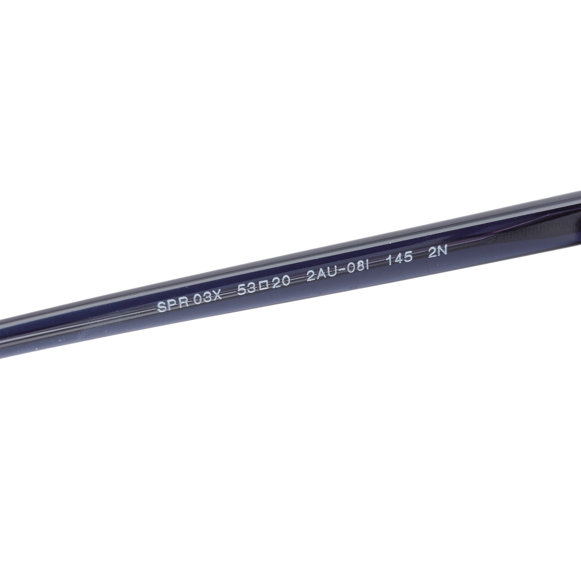 Prada SPR 03X Havana Acetate Pilot Cat Eye Sunglasses w/ Case